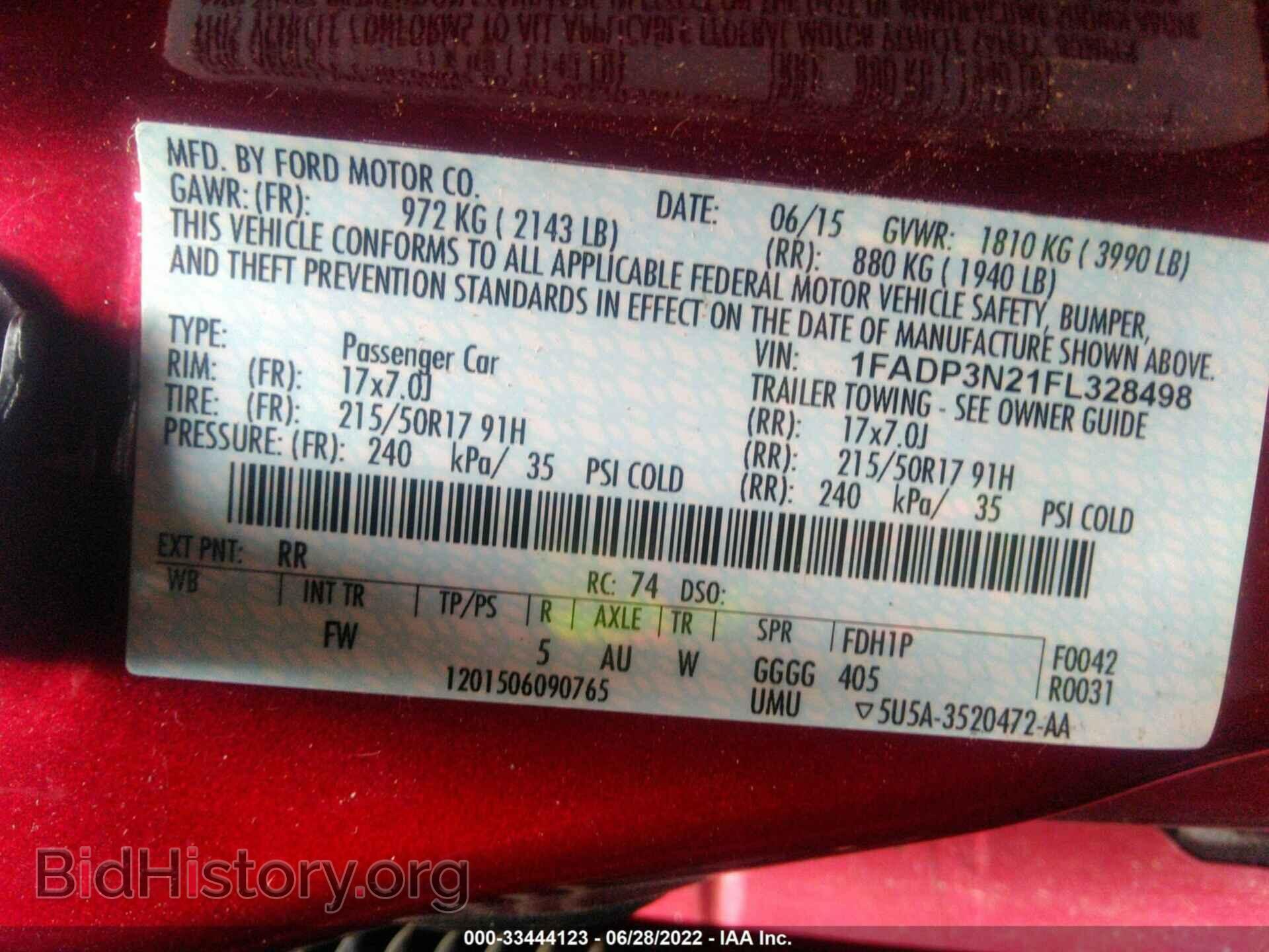 2015 FORD FOCUS - VIN: 1FADP3N21FL328498 - Photo 9