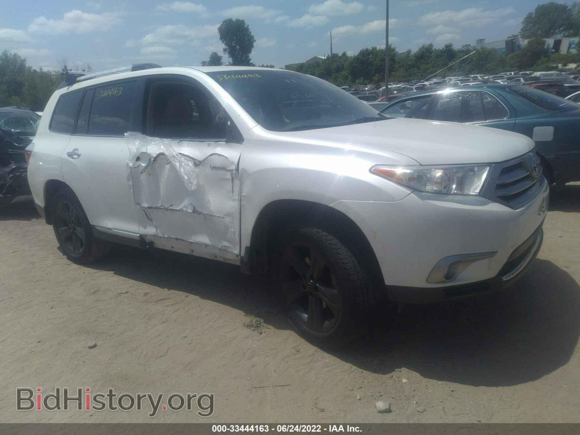 Фотография 5TDDK3EH8DS252822 - TOYOTA HIGHLANDER 2013