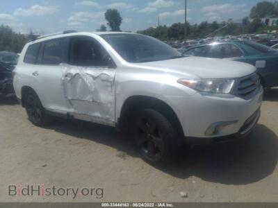 2013 Toyota HIGHLANDER Limited, white — VIN 5TDDK3EH8DS252822, IAAI