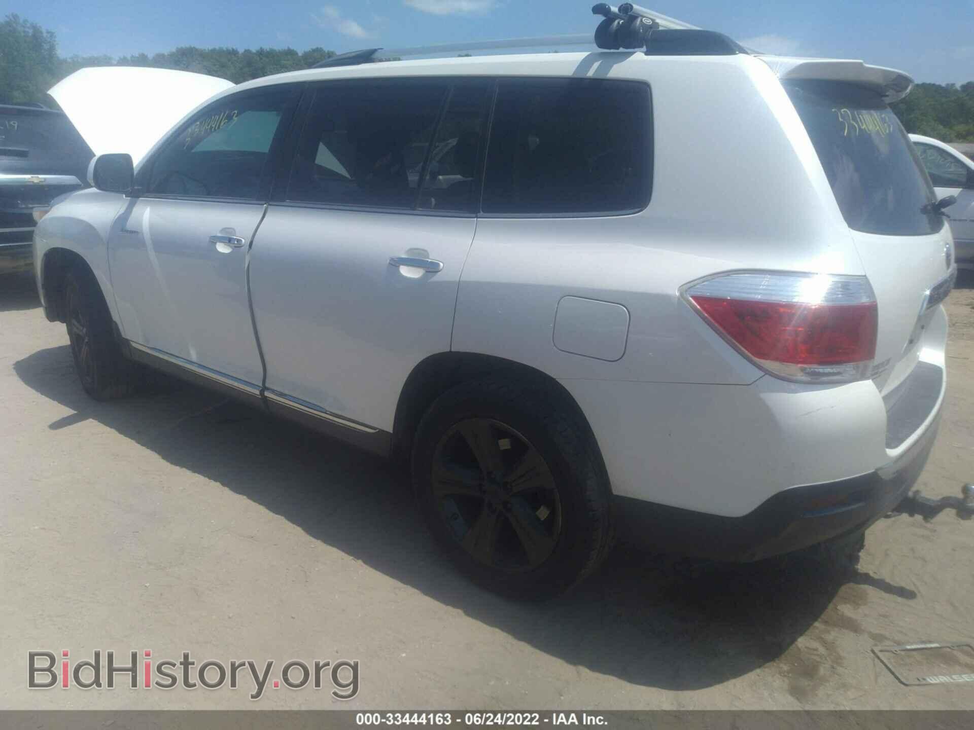 2013 TOYOTA HIGHLANDER - VIN: 5TDDK3EH8DS252822 - Фото 3