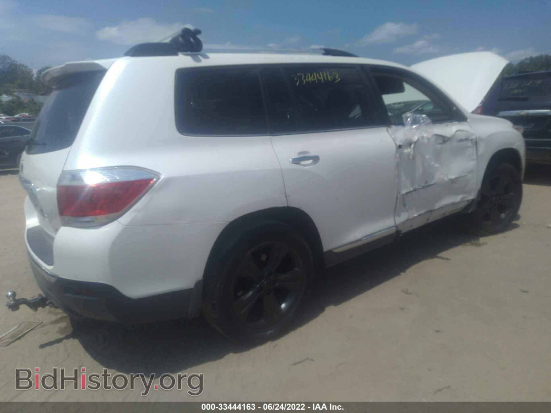 2013 TOYOTA HIGHLANDER - VIN: 5TDDK3EH8DS252822 - Фото 4