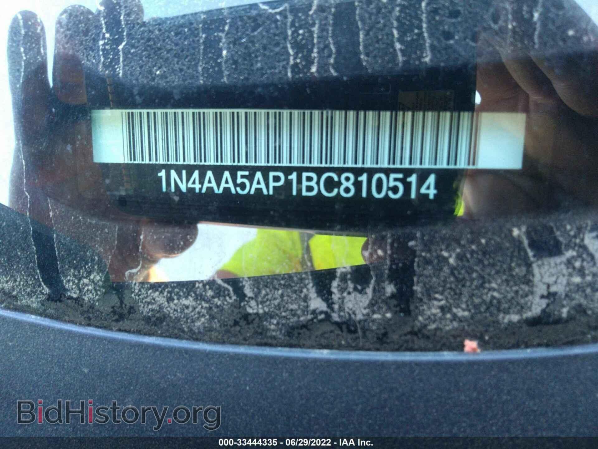 2011 NISSAN MAXIMA - VIN: 1N4AA5AP1BC810514 - Фото 9