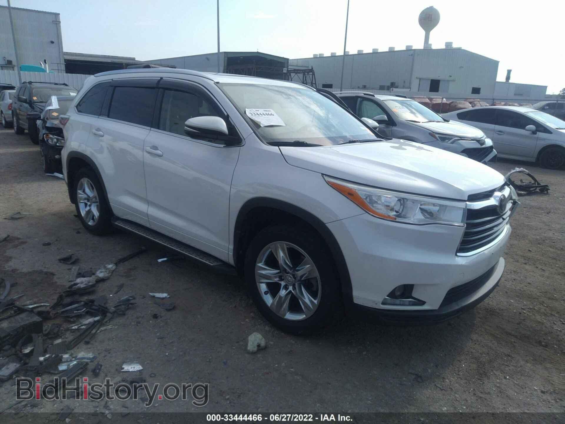 Photo 5TDYKRFH5FS059100 - TOYOTA HIGHLANDER 2015
