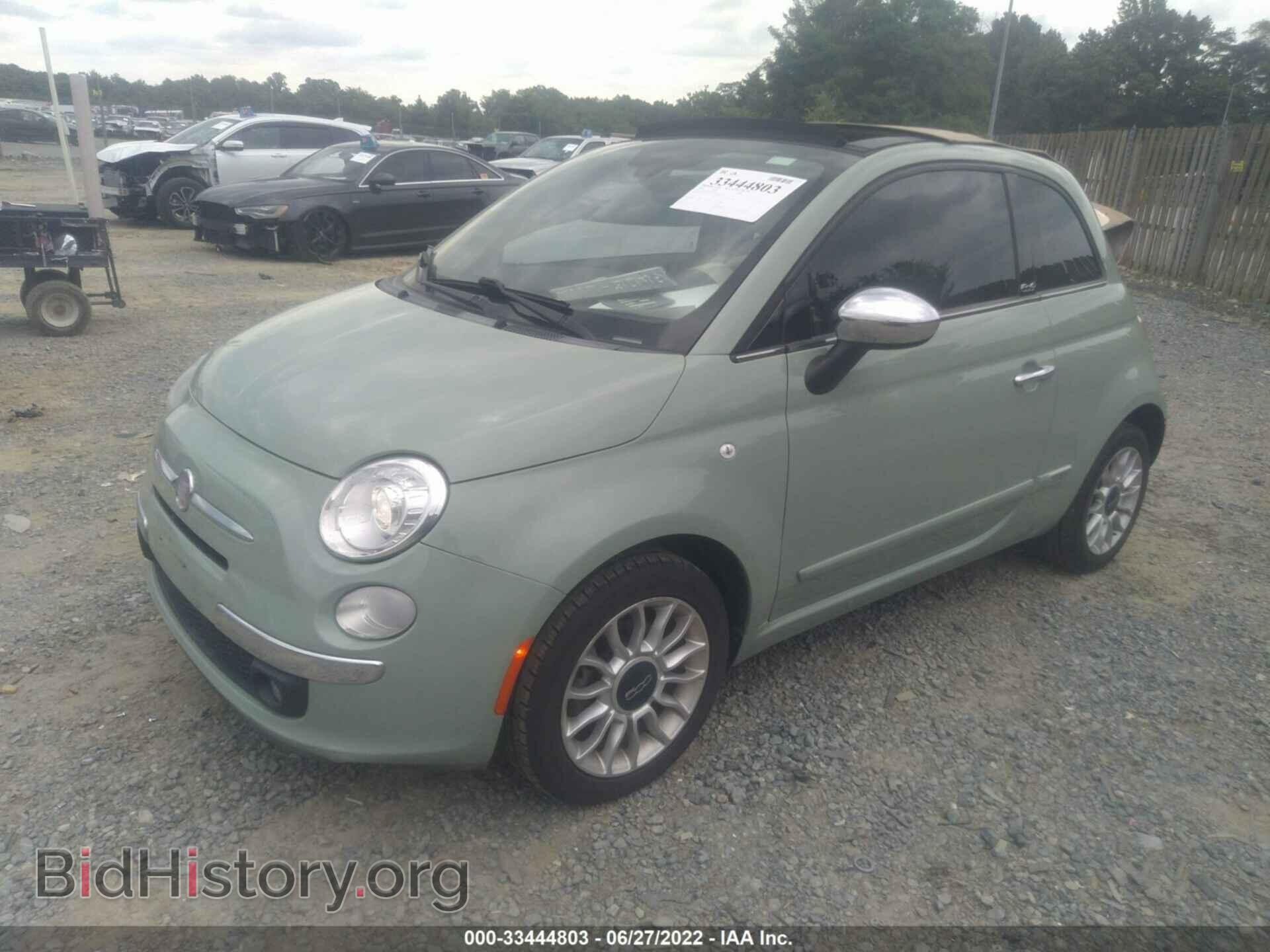 2013 FIAT 500 - VIN: 3C3CFFER2DT515004 - Фото 2