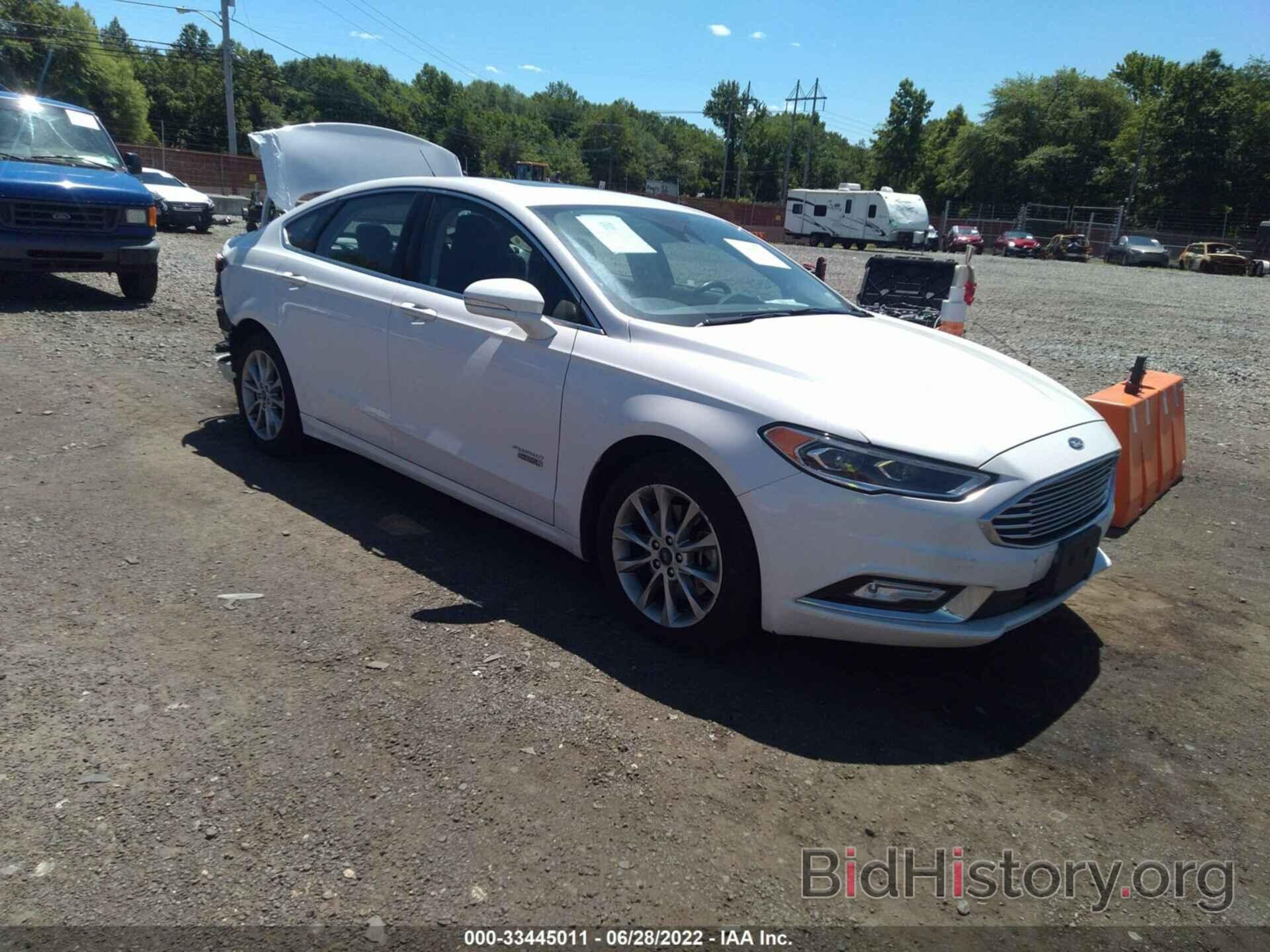 Photo 3FA6P0PU9HR376843 - FORD FUSION ENERGI 2017