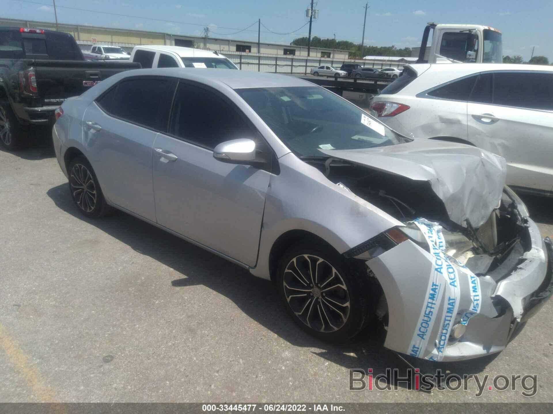 Photo 5YFBURHE6FP184893 - TOYOTA COROLLA 2015