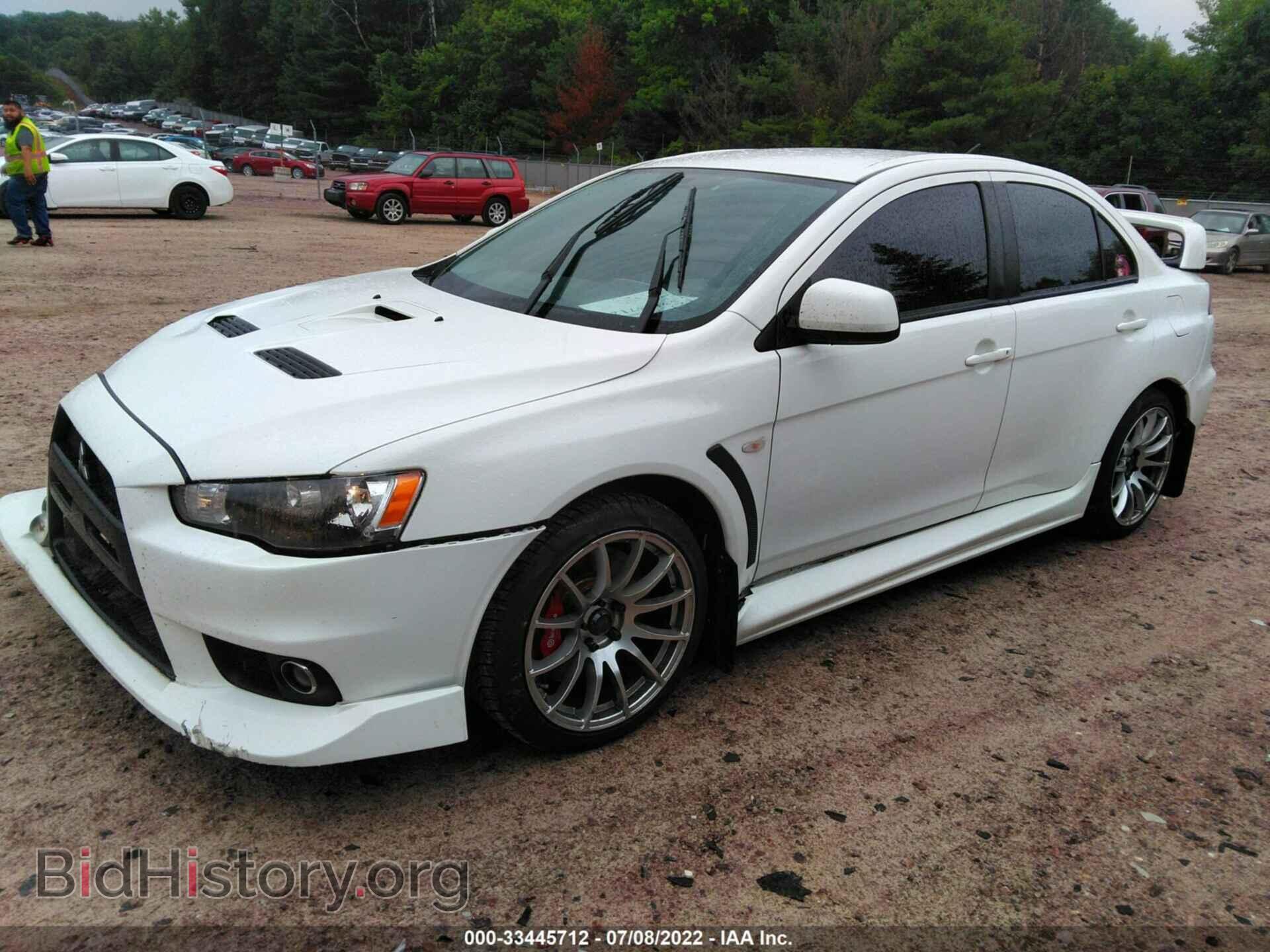2014 MITSUBISHI LANCER EVOLUTION - VIN: JA32W8FVXEU021395 - Фото 2