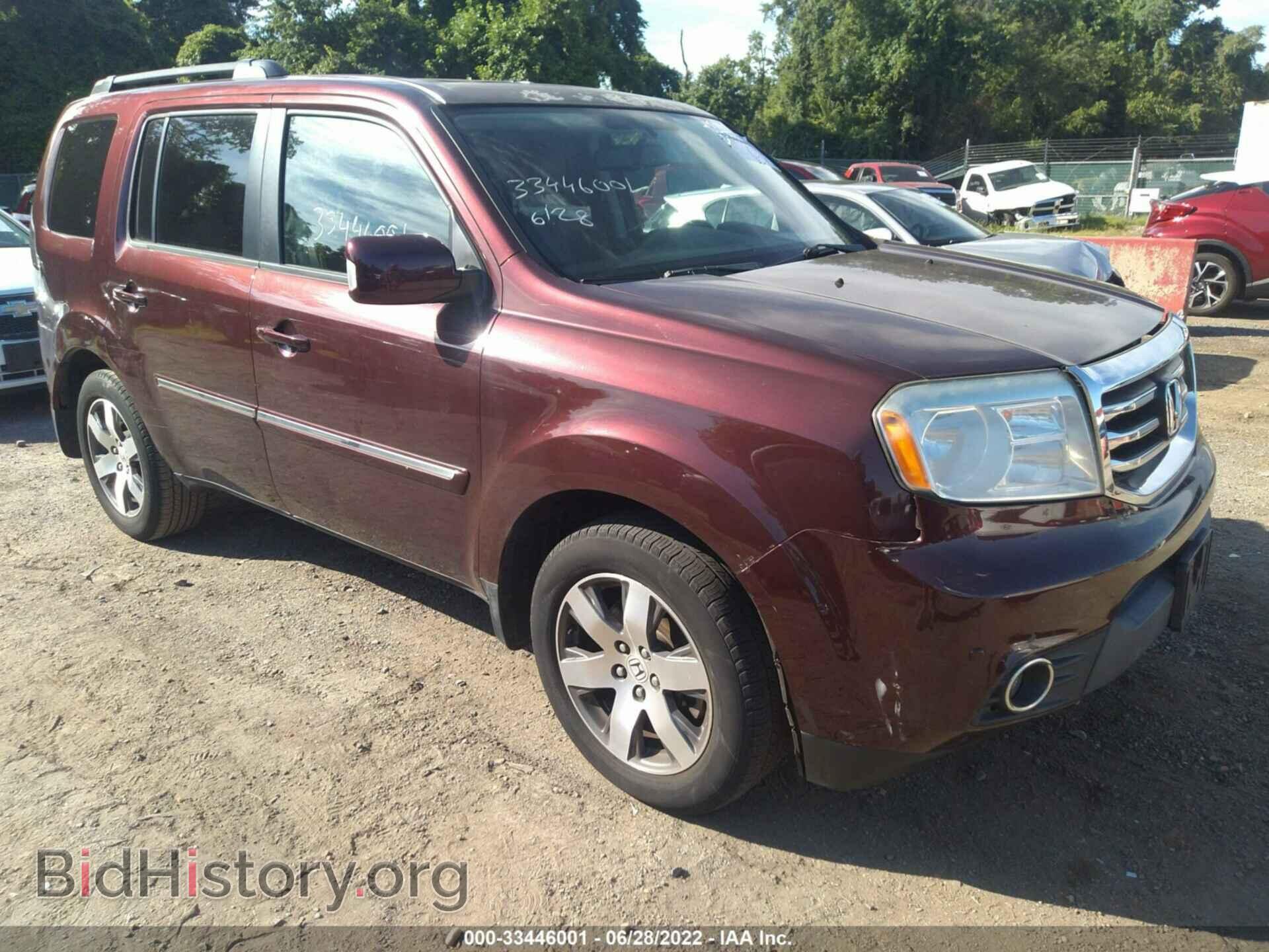 Photo 5FNYF4H95DB047561 - HONDA PILOT 2013