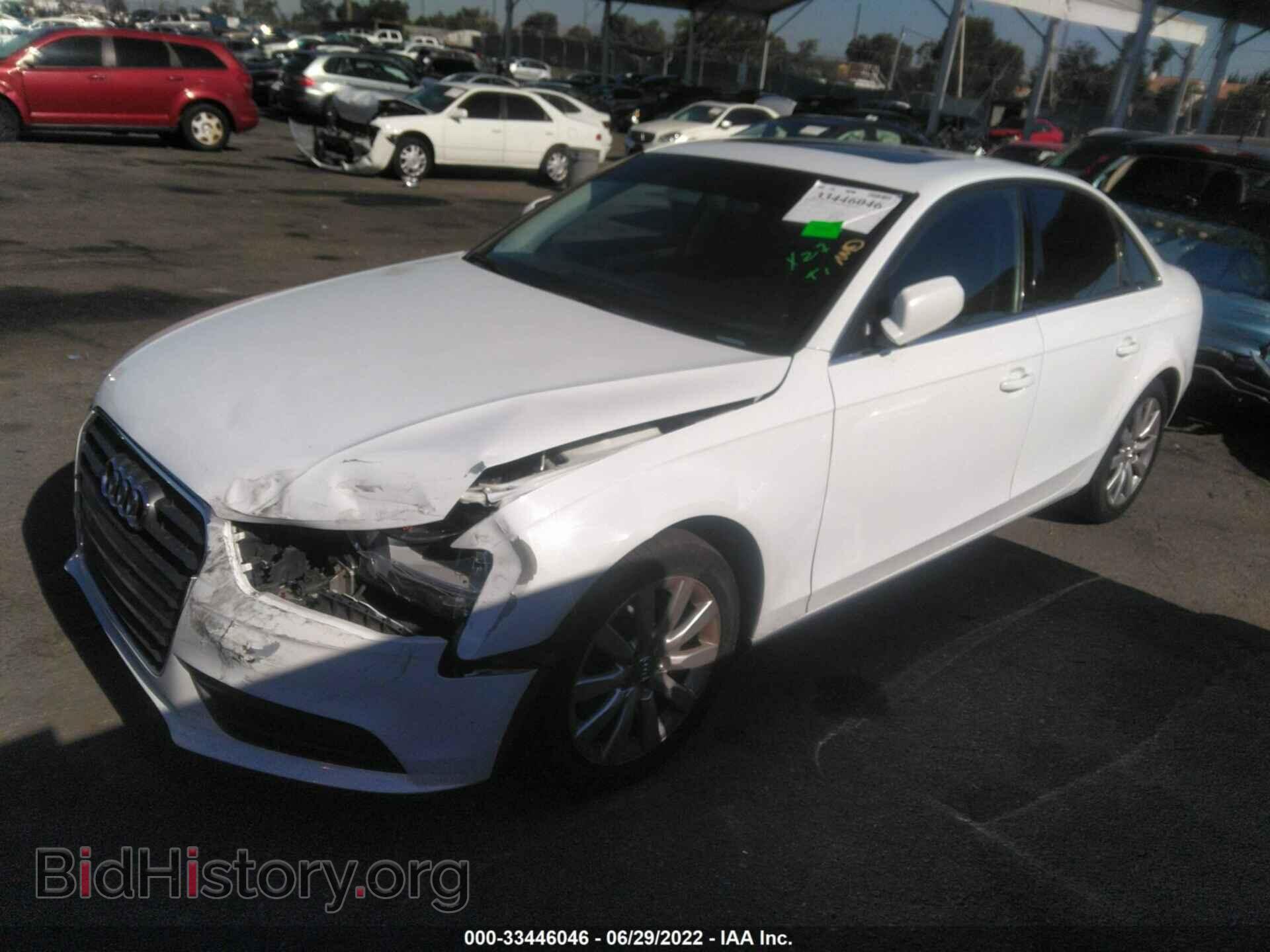 2013 AUDI A4 - VIN: WAUBFAFL4DN043552 - Фото 2