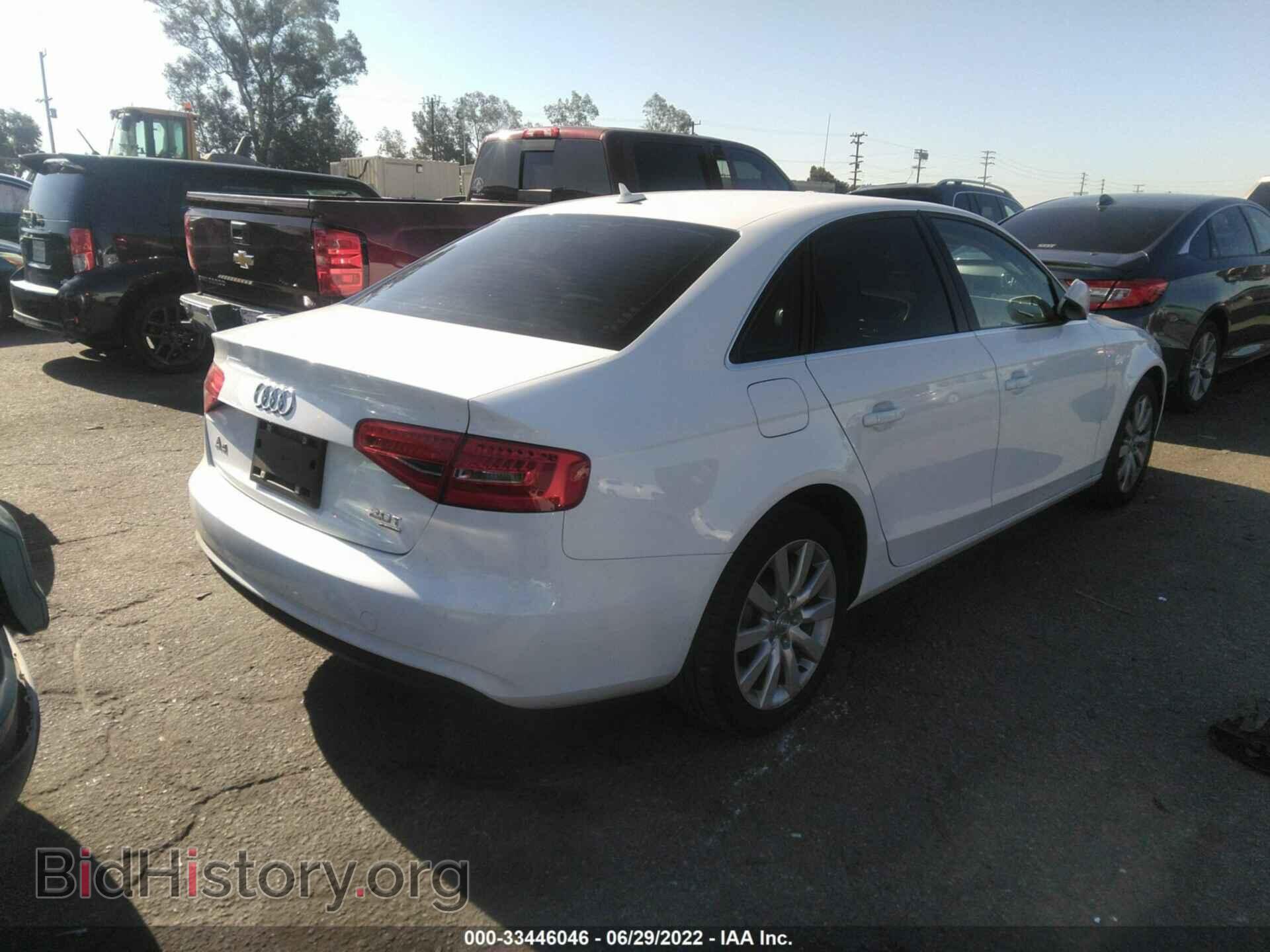 2013 AUDI A4 - VIN: WAUBFAFL4DN043552 - Фото 4