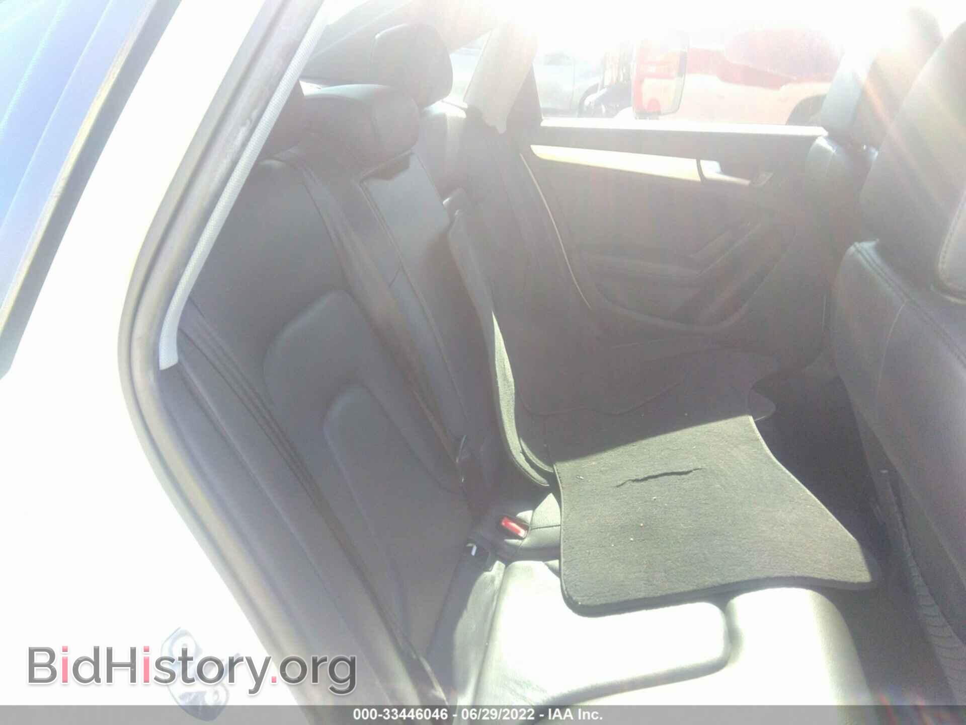 2013 AUDI A4 - VIN: WAUBFAFL4DN043552 - Фото 8