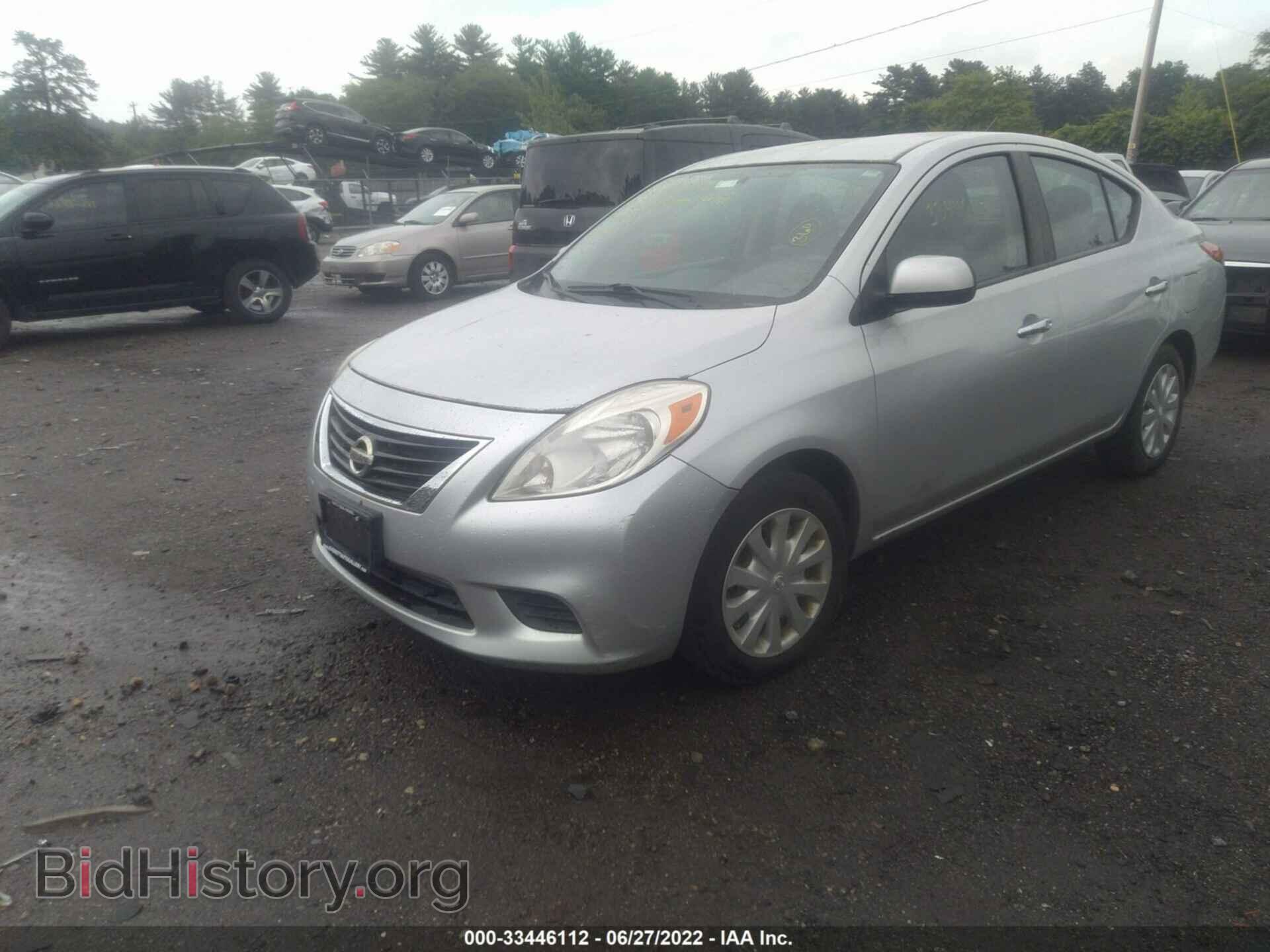 2012 NISSAN VERSA - VIN: 3N1CN7AP1CL830824 - Фото 2