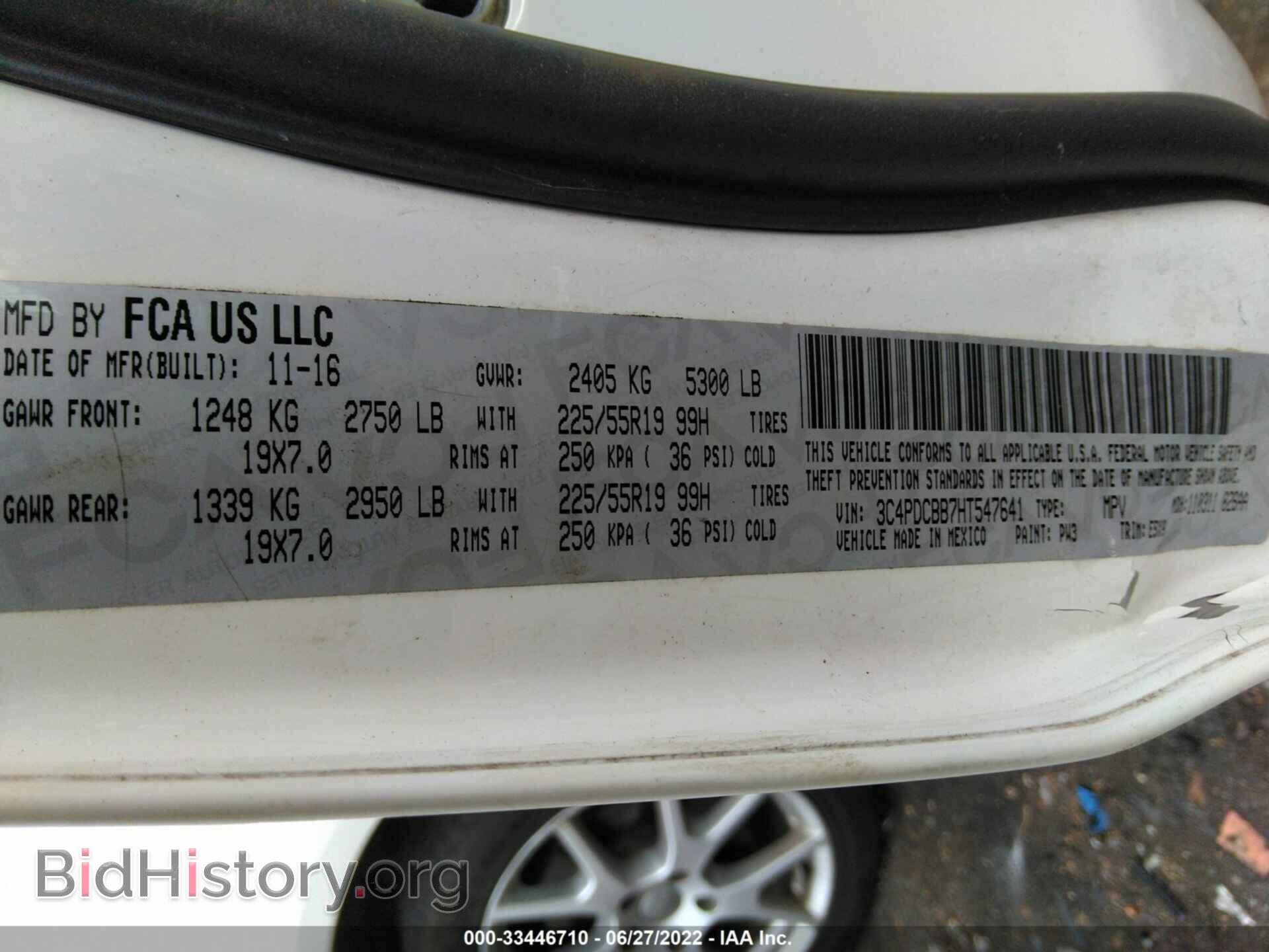 2017 DODGE JOURNEY - VIN: 3C4PDCBB7HT547641 - Photo 9