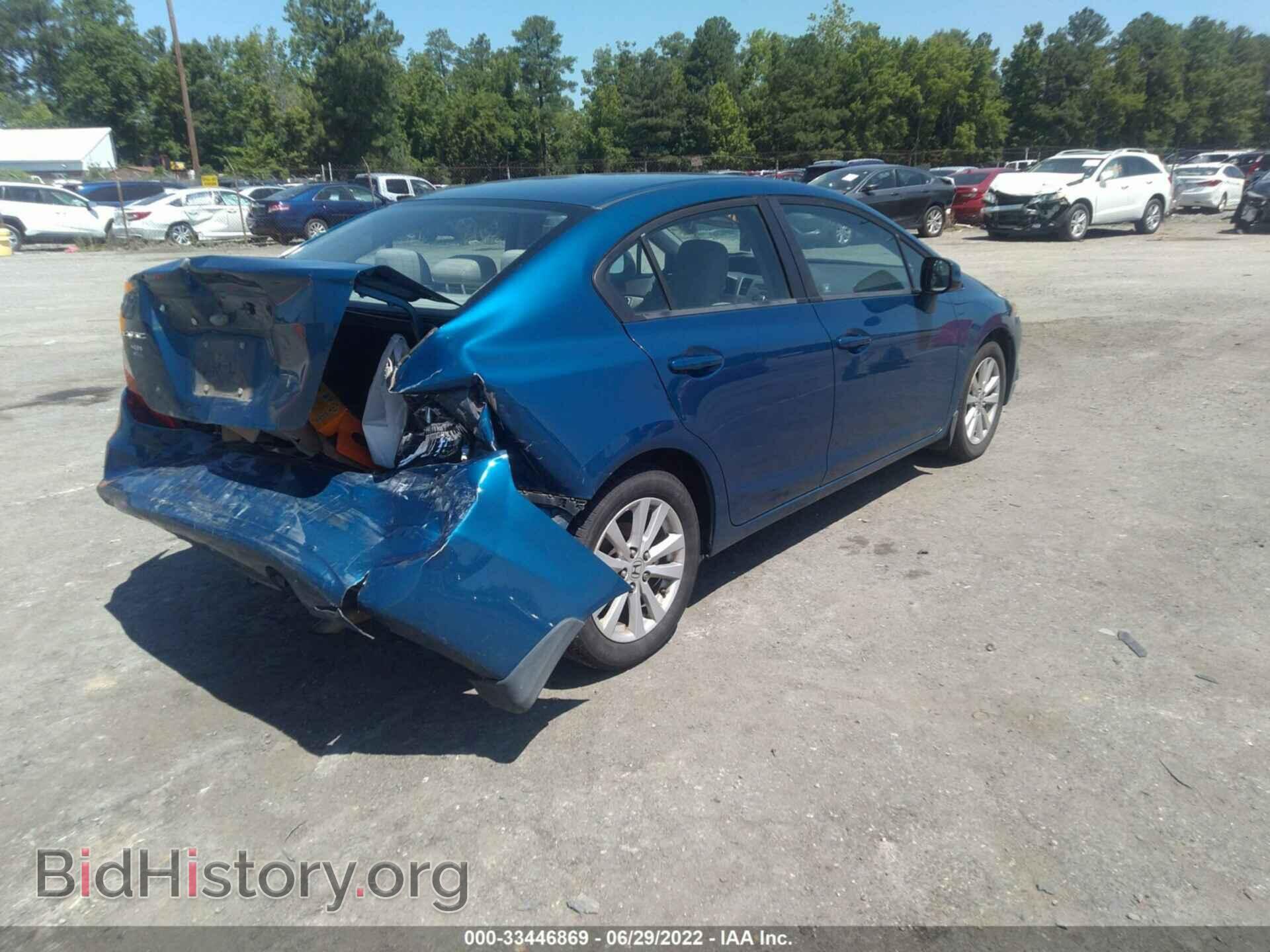 2012 HONDA CIVIC SDN - VIN: 19XFB2F89CE062540 - Фото 4