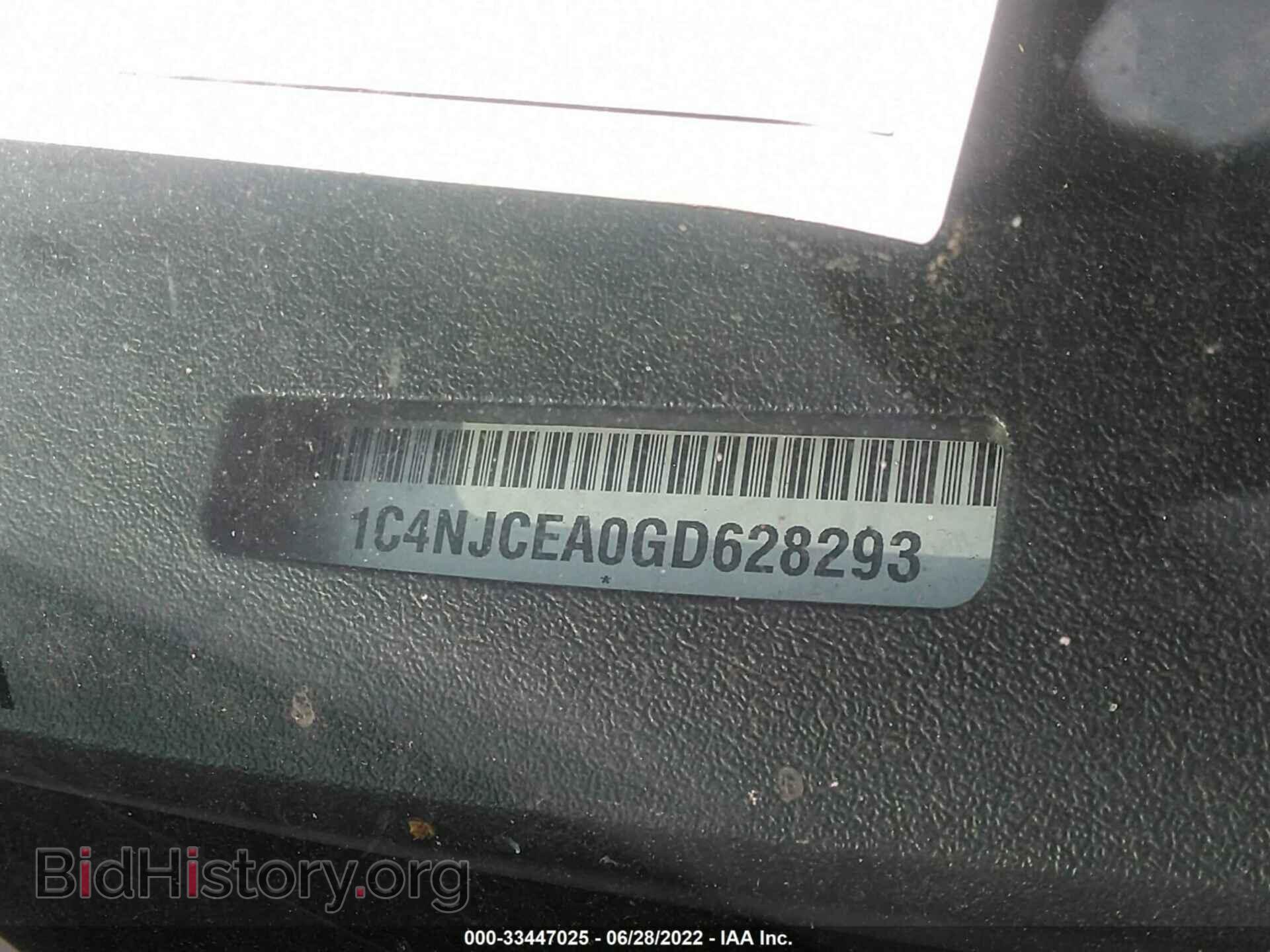 2016 JEEP COMPASS - VIN: 1C4NJCEA0GD628293 - Фото 9