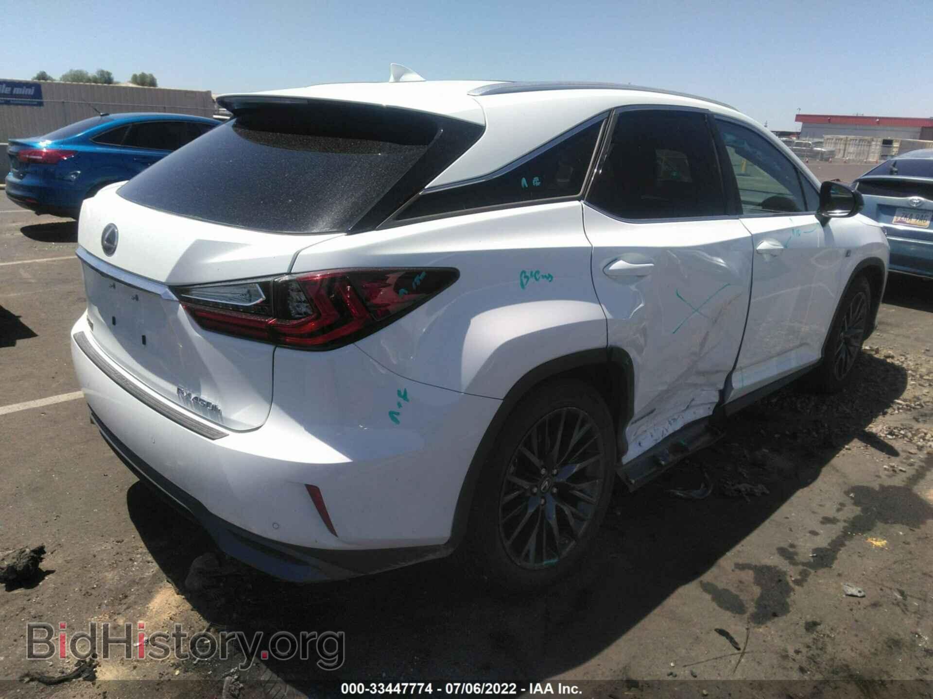 2017 LEXUS RX - VIN: 2T2BGMCA2HC009554 - Фото 4