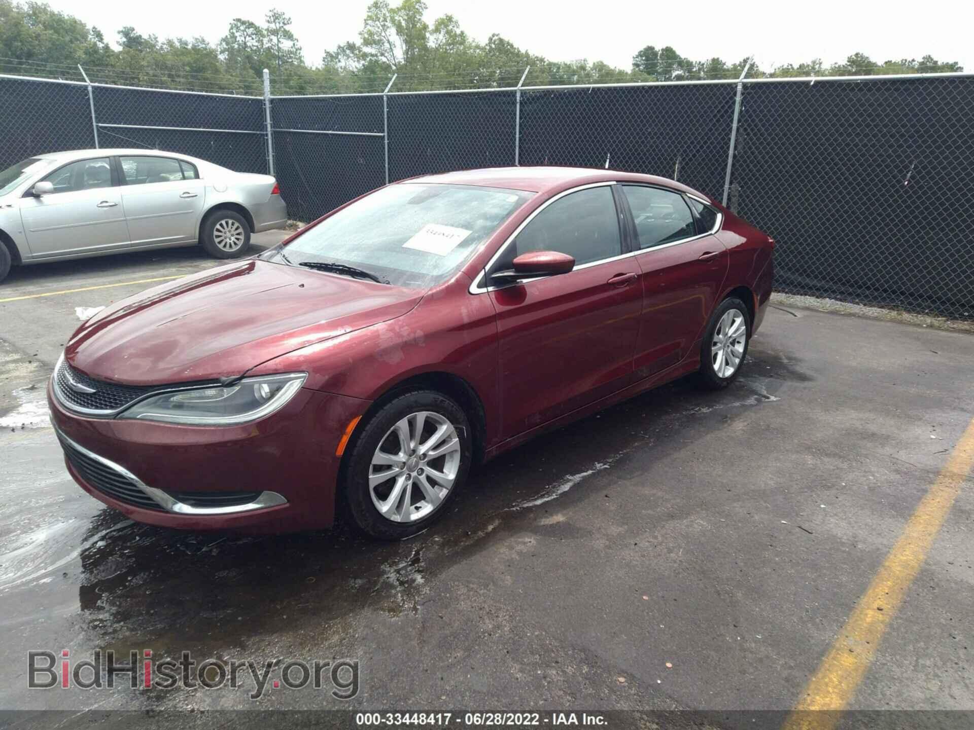 2015 CHRYSLER 200 - VIN: 1C3CCCAB8FN653889 - Фото 2