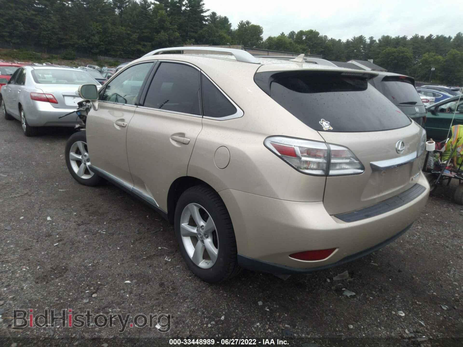 2011 LEXUS RX 350 - VIN: 2T2BK1BA3BC100547 - Фото 3
