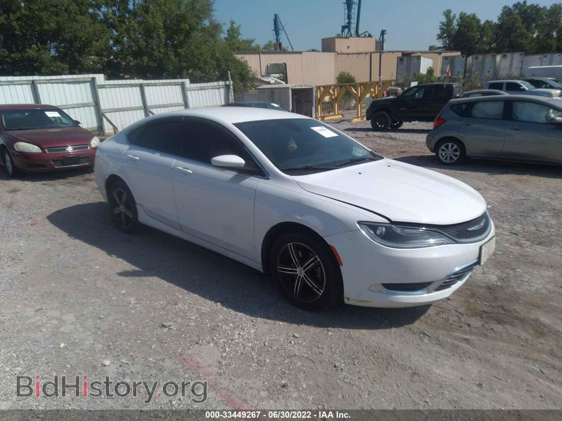 Фотография 1C3CCCAB2FN528564 - CHRYSLER 200 2015