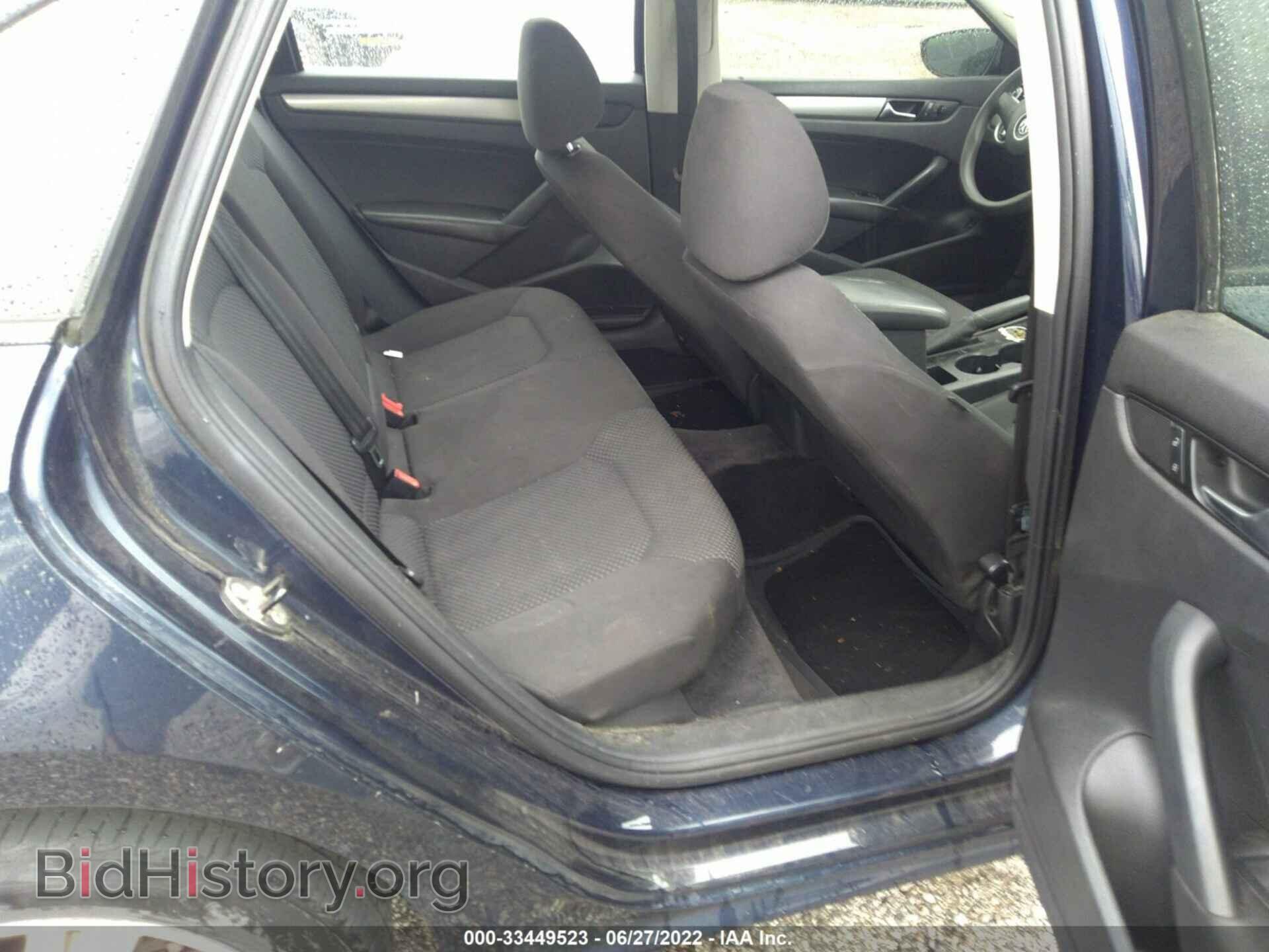 2012 VOLKSWAGEN PASSAT - VIN: 1VWAP7A33CC021331 - Фото 8