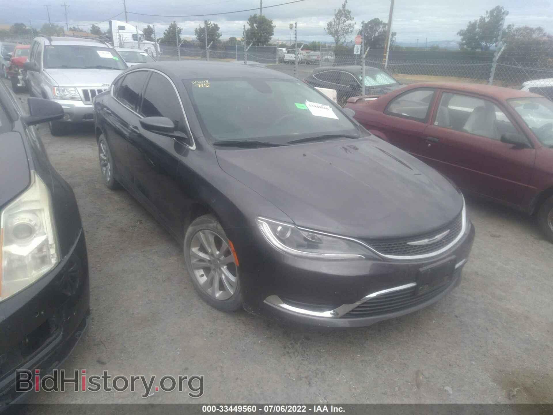 Фотография 1C3CCCAB7FN698189 - CHRYSLER 200 2015
