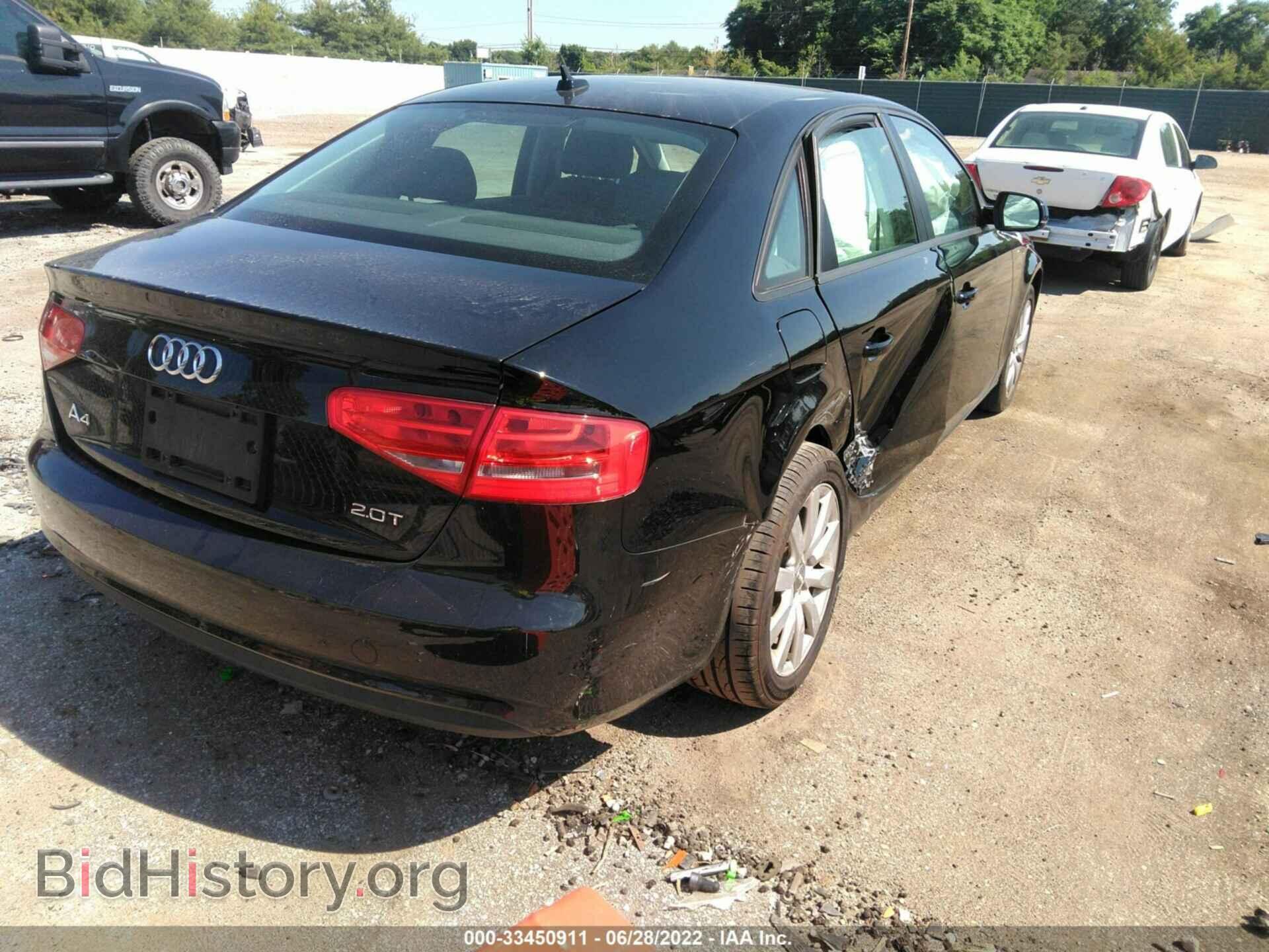 2013 AUDI A4 - VIN: WAUAFAFL1DN026851 - Фото 4