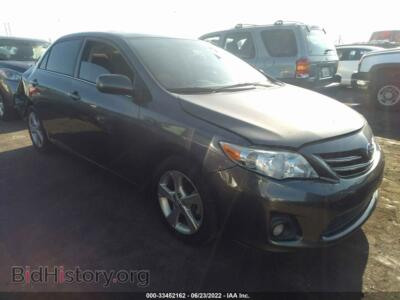 2013 Toyota COROLLA L/LE/S, gray — VIN 5YFBU4EE6DP126710, IAAI