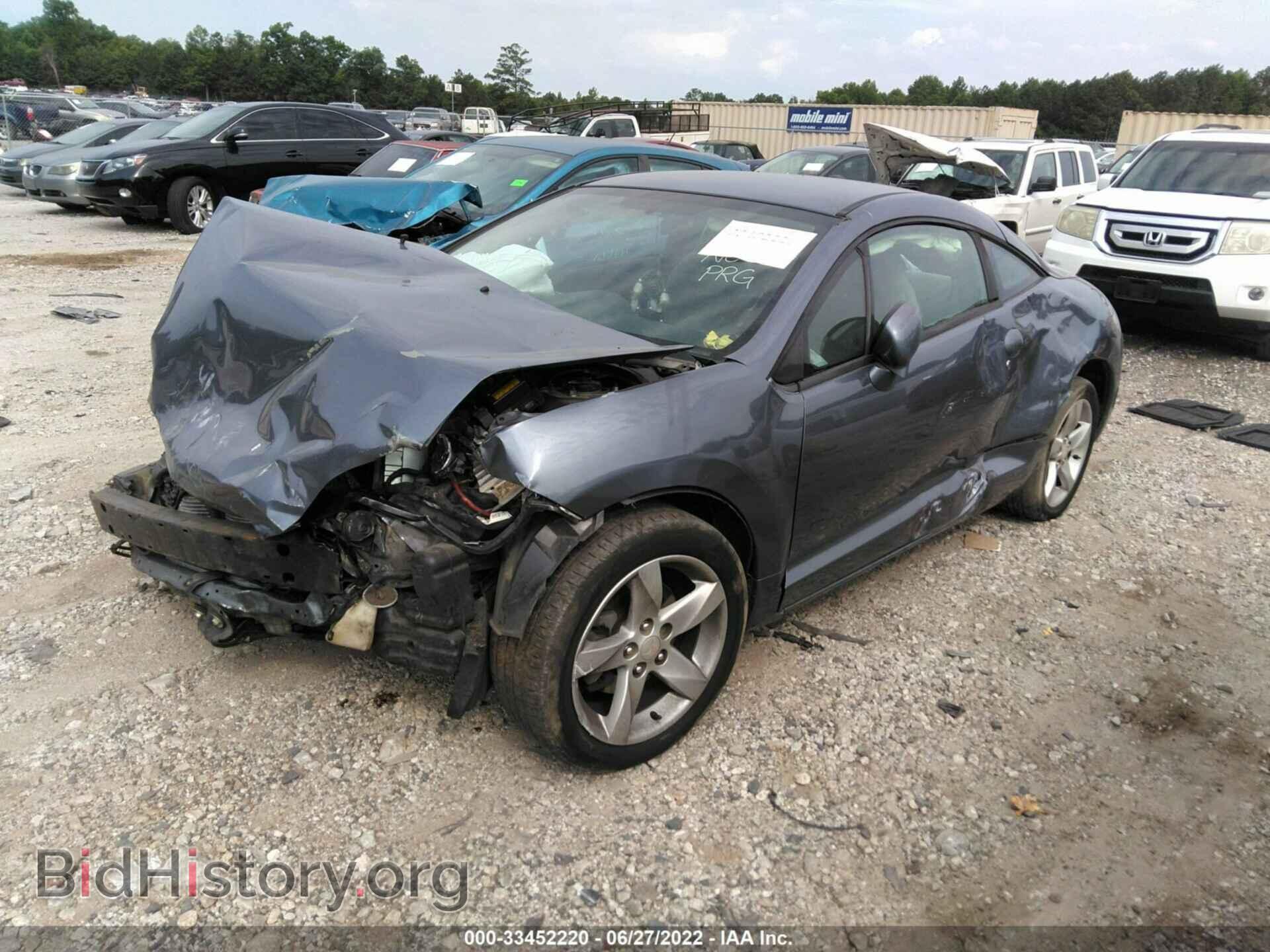 2007 MITSUBISHI ECLIPSE - VIN: 4A3AK24F67E066068 - Фото 2