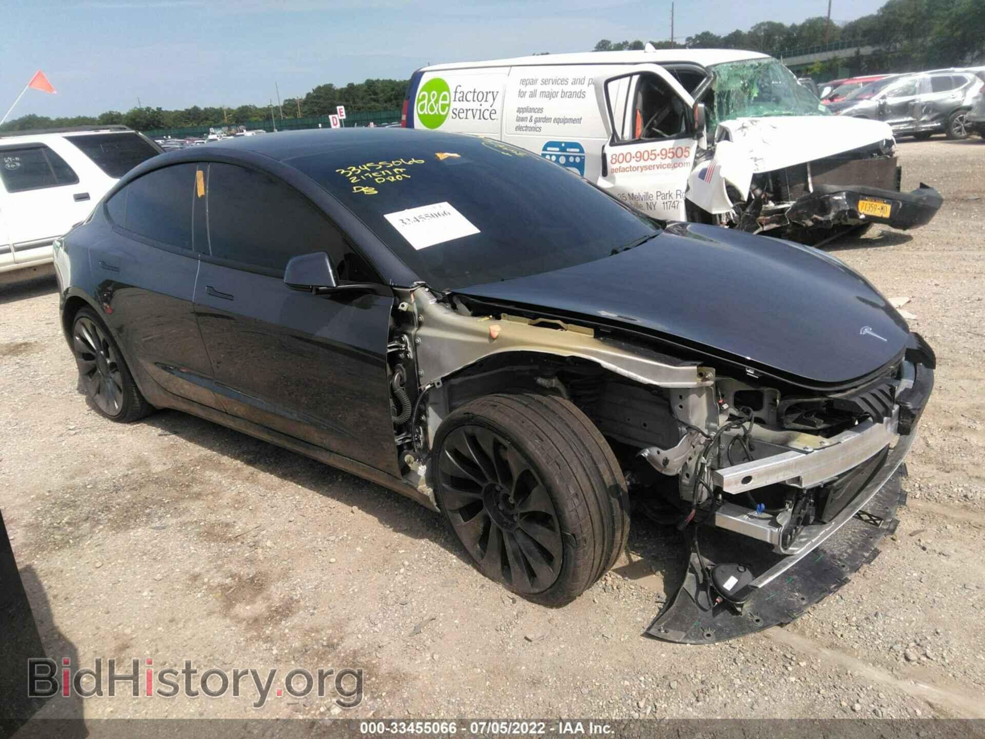 Photo 5YJ3E1EC0MF028900 - TESLA MODEL 3 2021