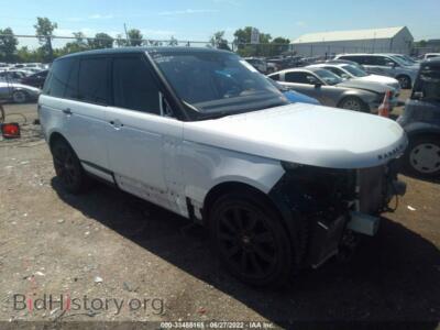 2017 Land Rover RANGE ROVER Supercharged, белый — VIN SALGS2FE8HA322701, IAAI