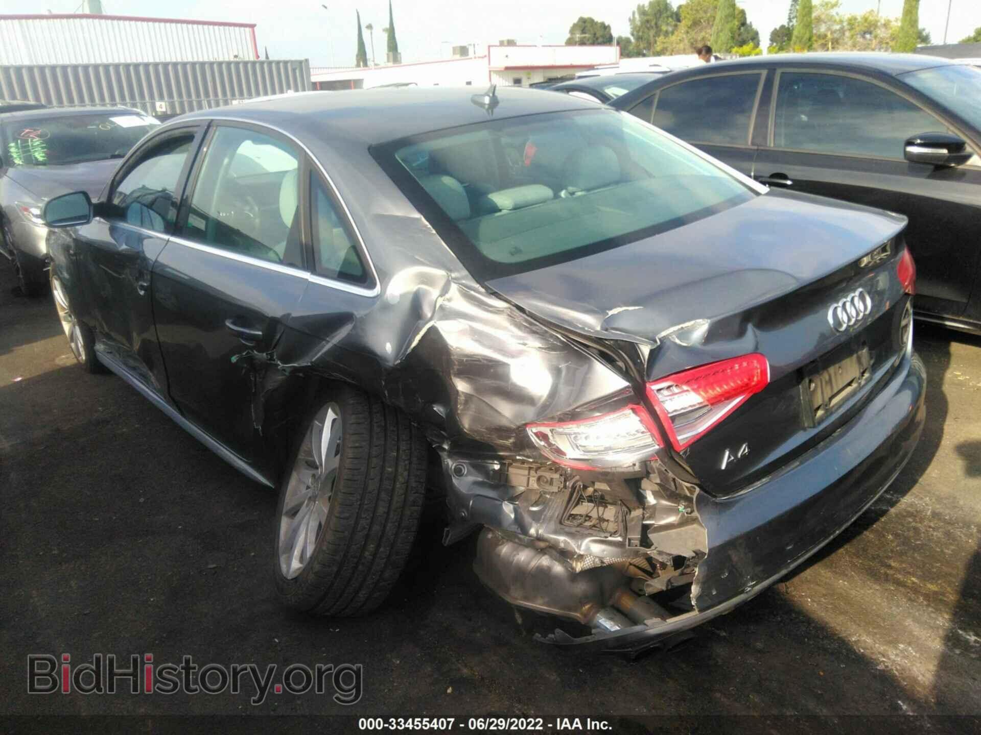 2014 AUDI A4 - VIN: WAUAFAFL0EN041455 - Фото 3
