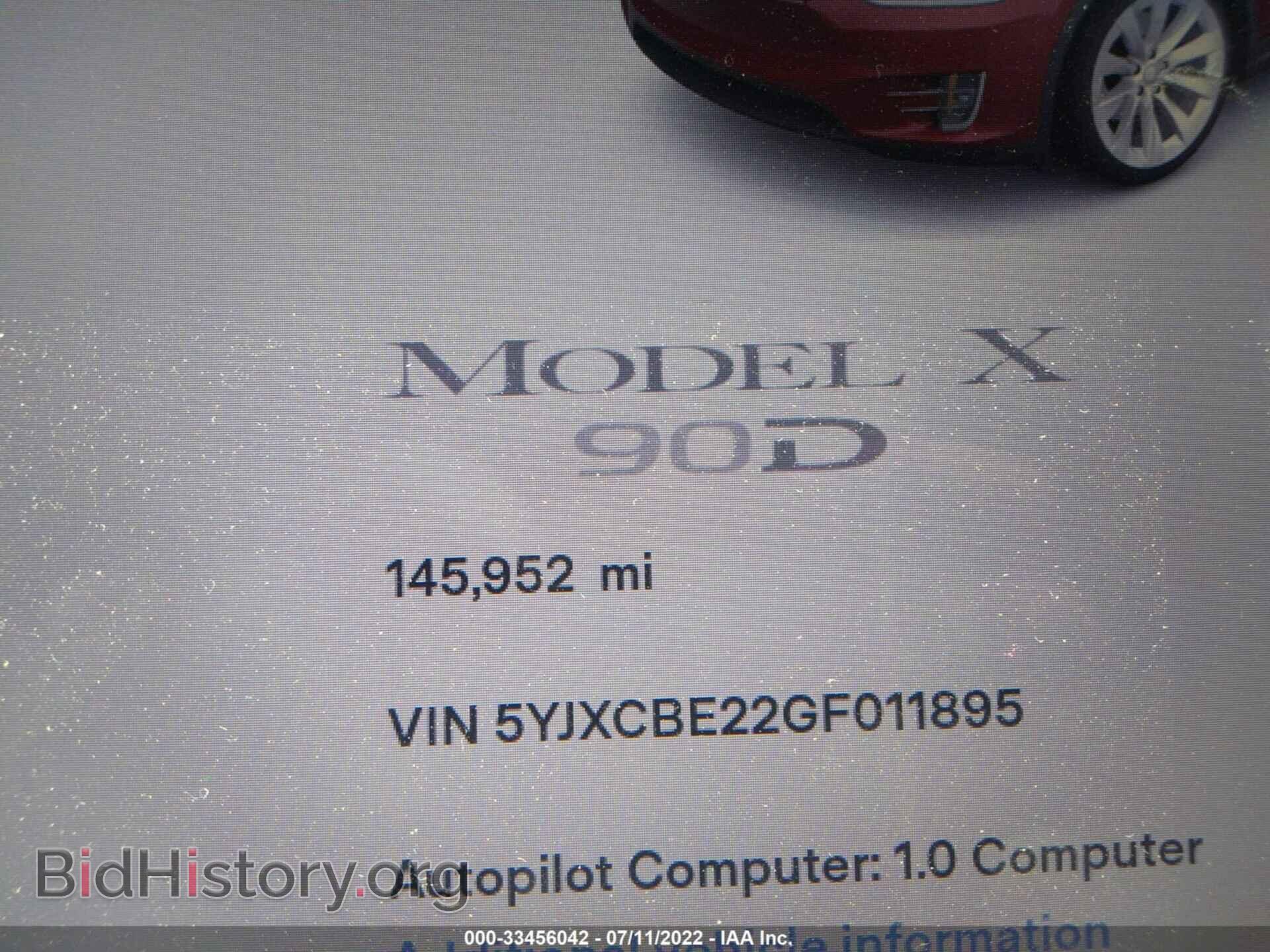 2016 TESLA MODEL X - VIN: 5YJXCBE22GF011895 - Photo 7