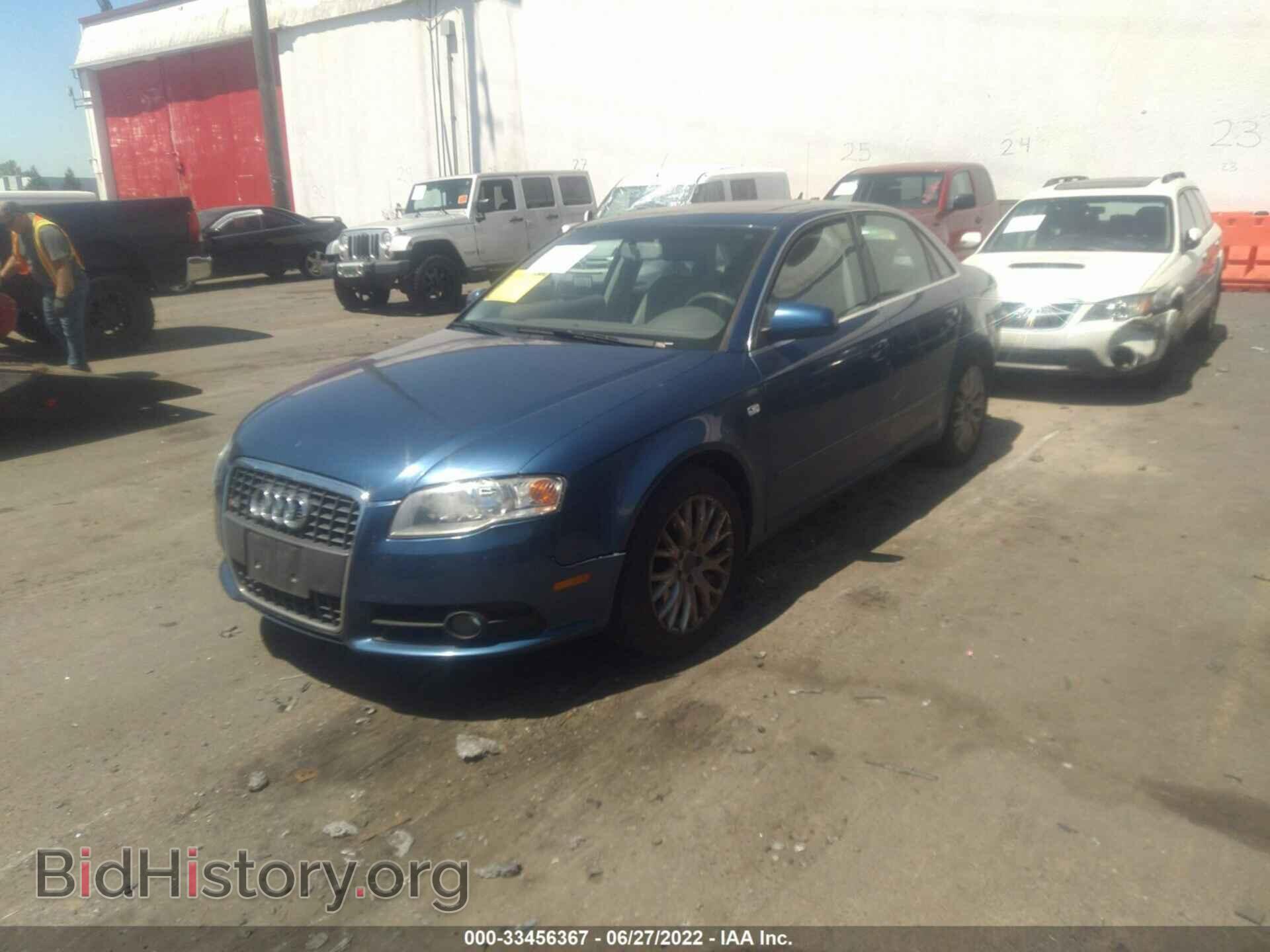 2008 AUDI A4 - VIN: WAUDF78E58A153081 - Фото 2