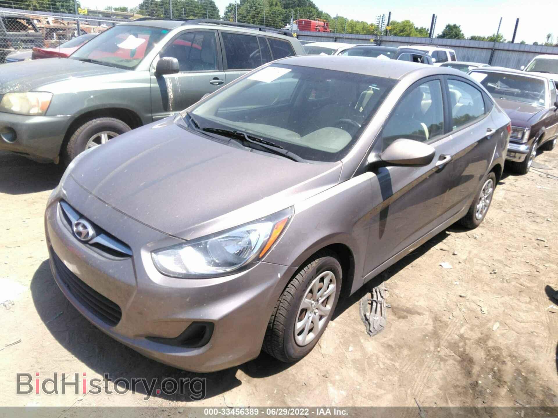 2013 HYUNDAI ACCENT - VIN: KMHCT4AE1DU497589 - Фото 2