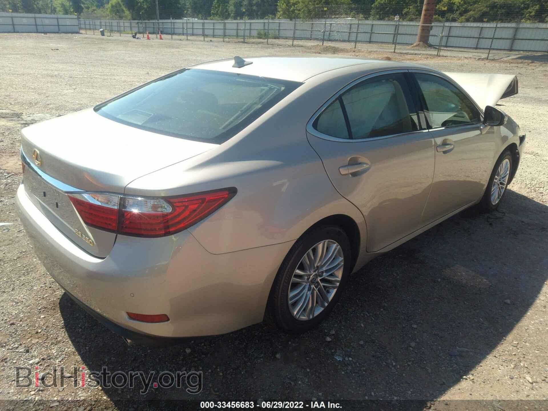 2014 LEXUS ES 350 - VIN: JTHBK1GG4E2122592 - Фото 4