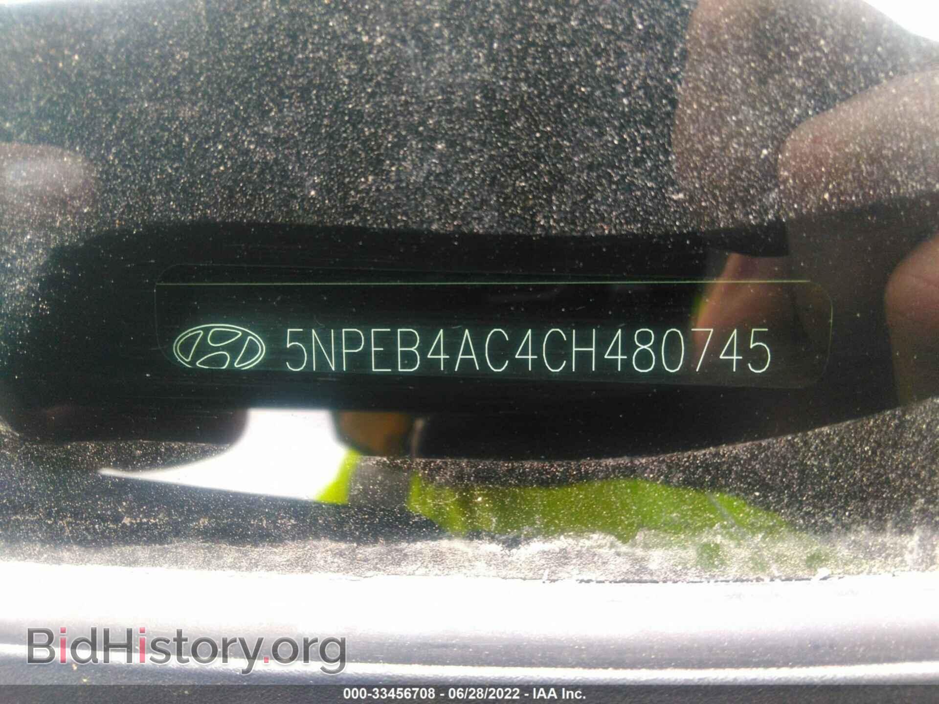 2012 HYUNDAI SONATA - VIN: 5NPEB4AC4CH480745 - Фото 9