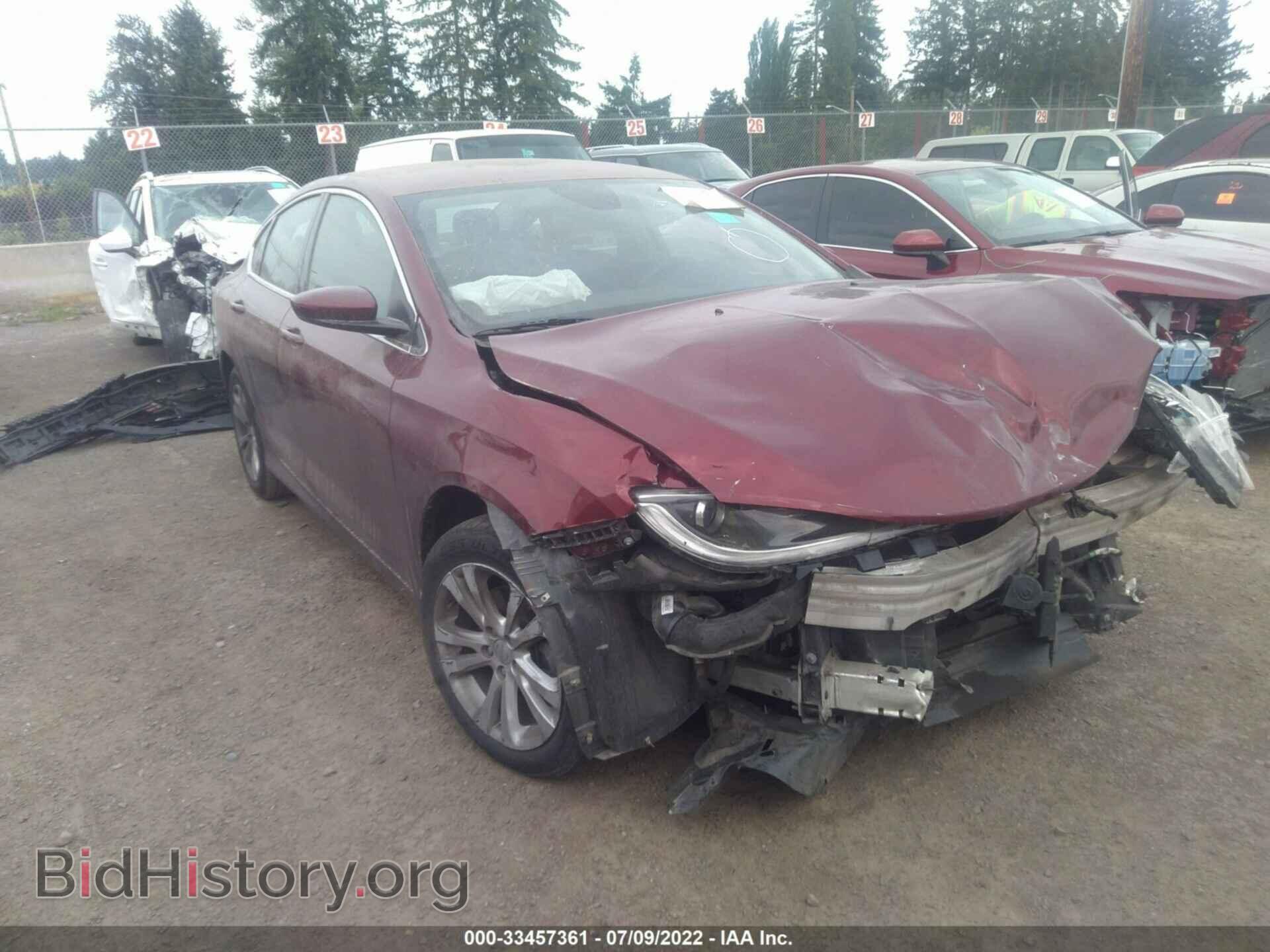 Фотография 1C3CCCAB3FN569723 - CHRYSLER 200 2015