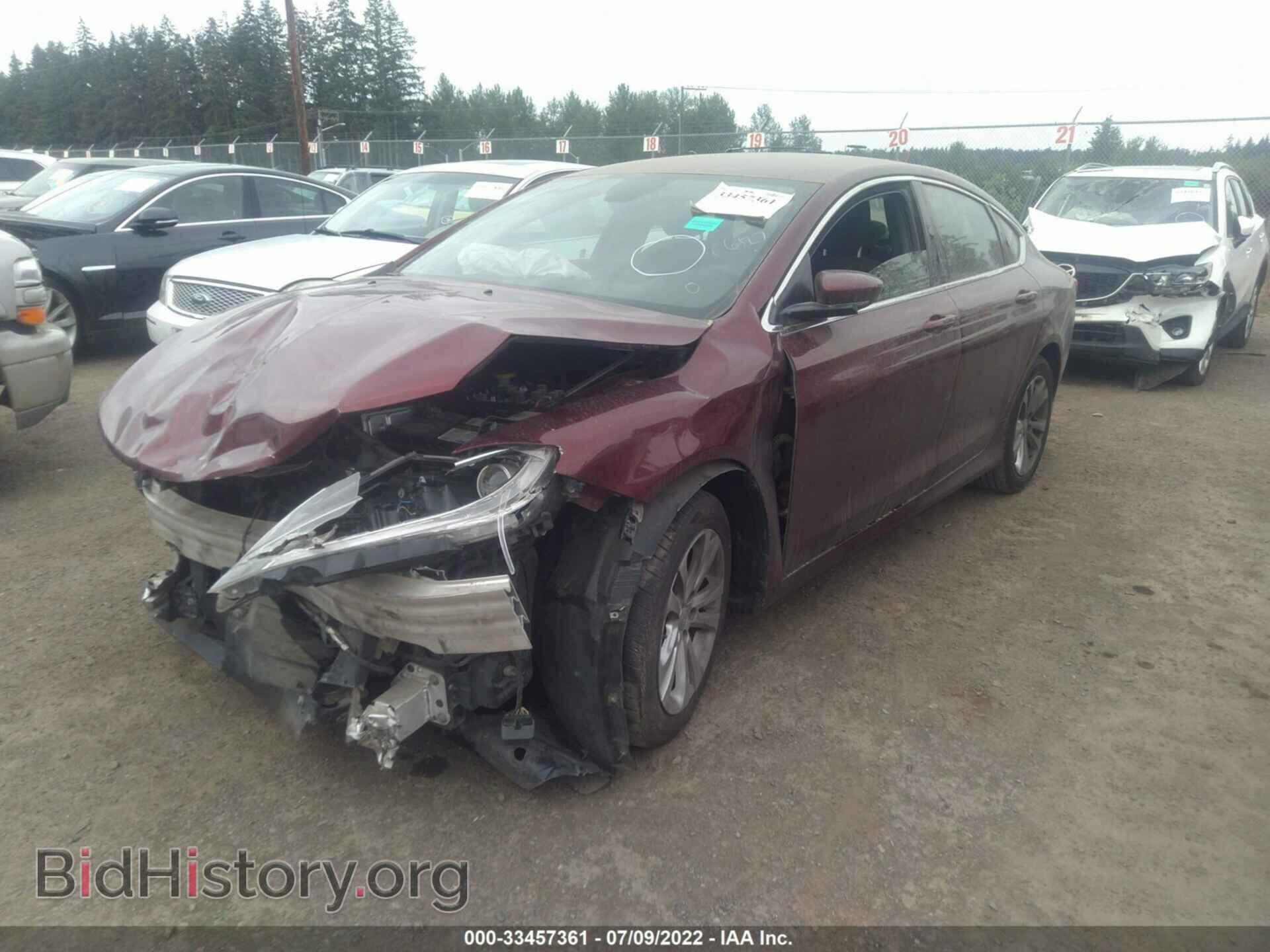 2015 CHRYSLER 200 - VIN: 1C3CCCAB3FN569723 - Фото 2