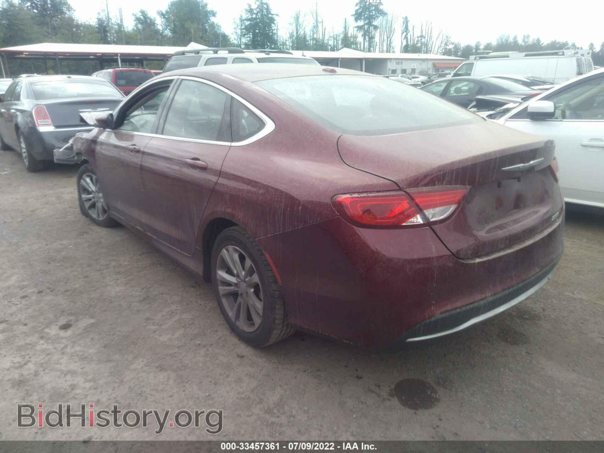 2015 CHRYSLER 200 - VIN: 1C3CCCAB3FN569723 - Фото 3