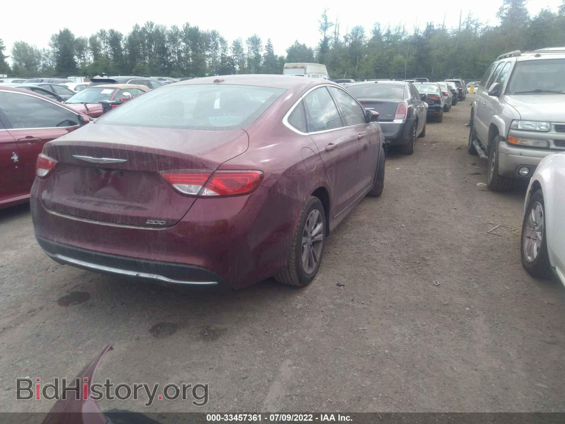 2015 CHRYSLER 200 - VIN: 1C3CCCAB3FN569723 - Фото 4