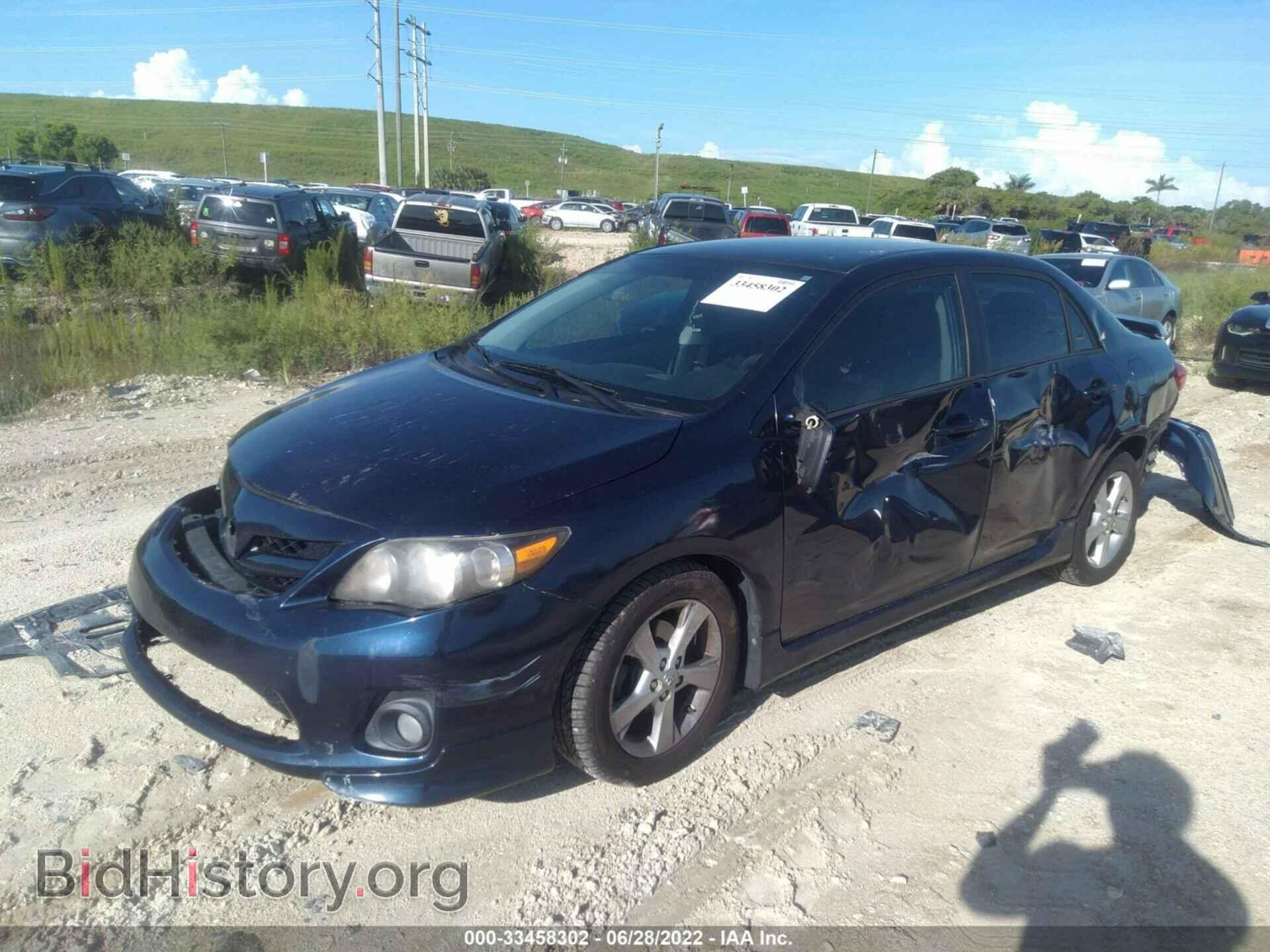 2011 TOYOTA COROLLA - VIN: 2T1BU4EEXBC662685 - Фото 2