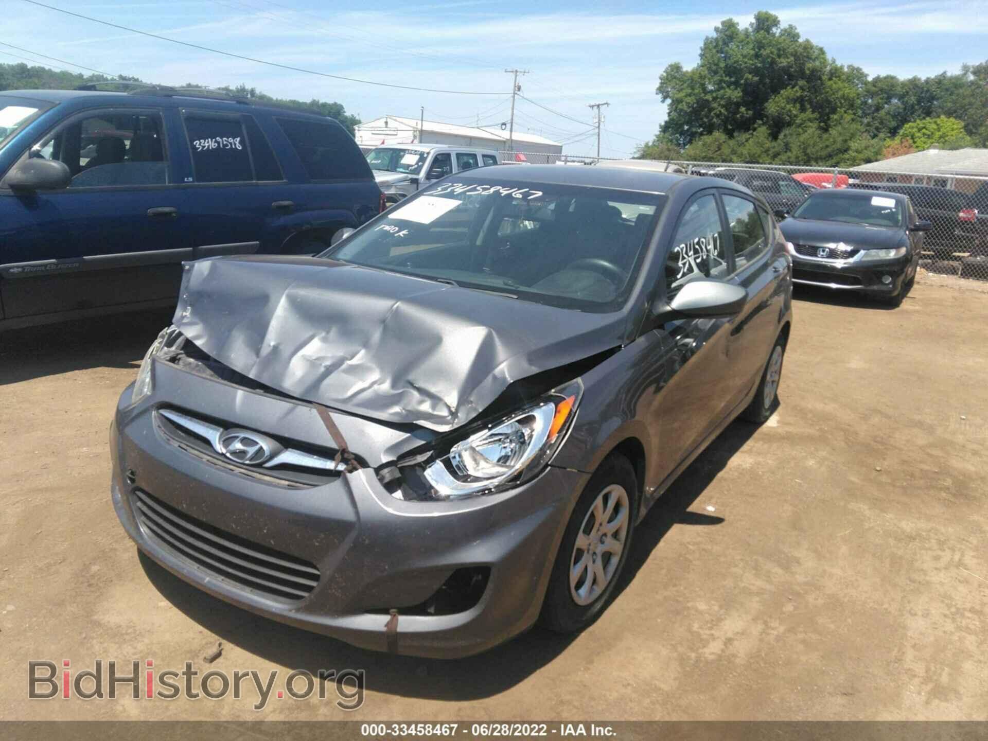 2012 HYUNDAI ACCENT - VIN: KMHCT5AE8CU021554 - Фото 2