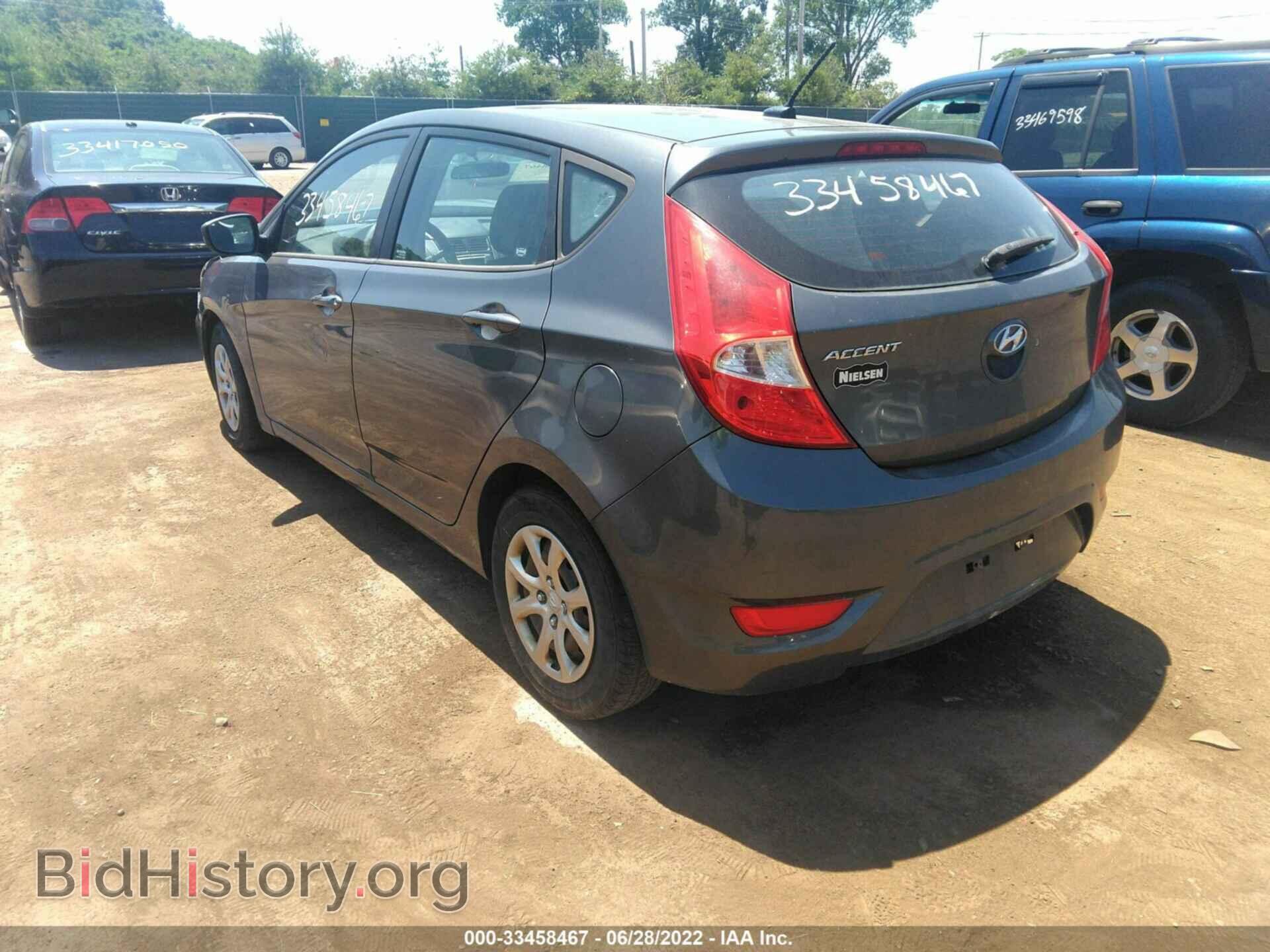 2012 HYUNDAI ACCENT - VIN: KMHCT5AE8CU021554 - Фото 3