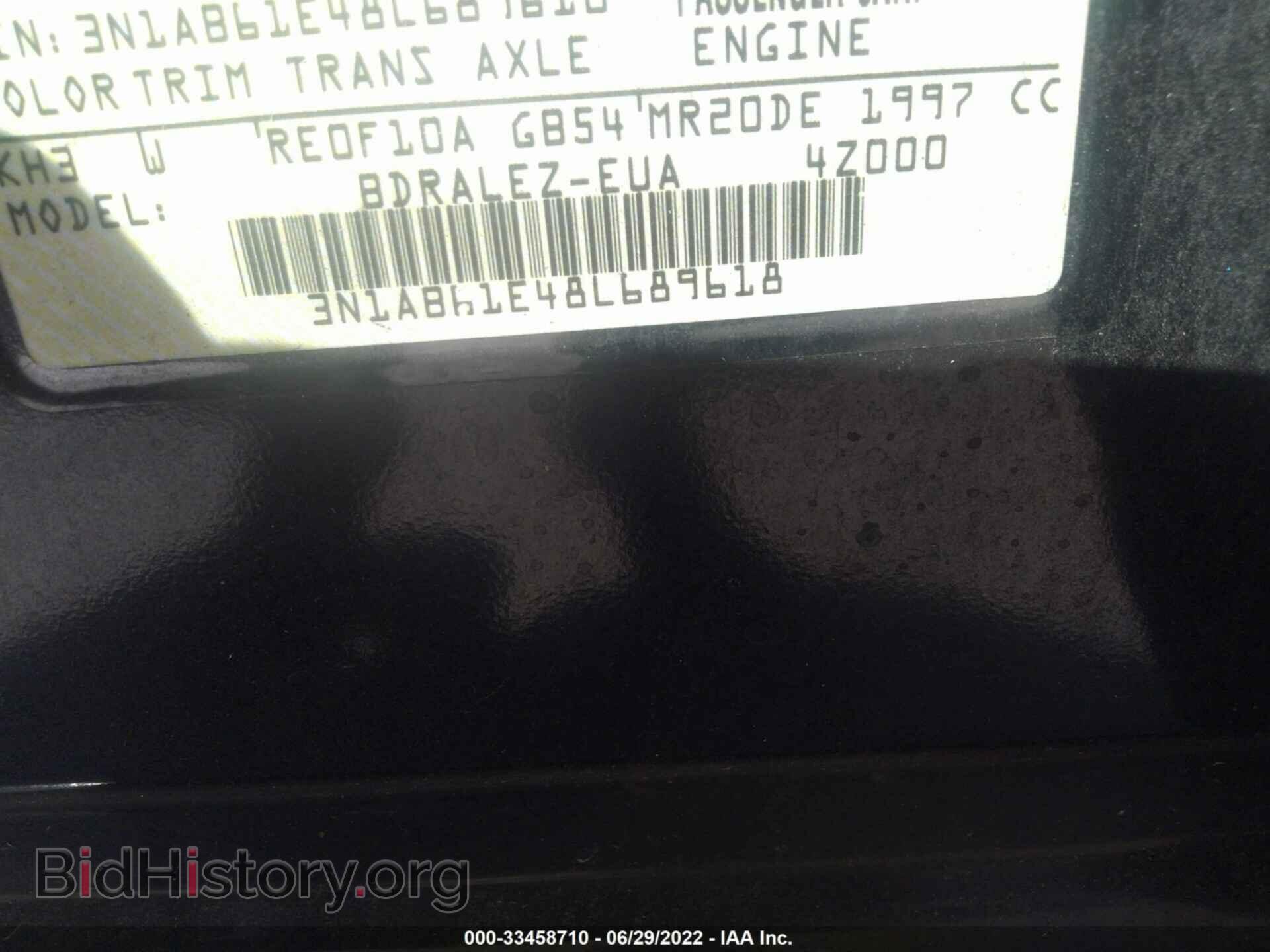 2008 NISSAN SENTRA - VIN: 3N1AB61E48L689618 - Фото 9