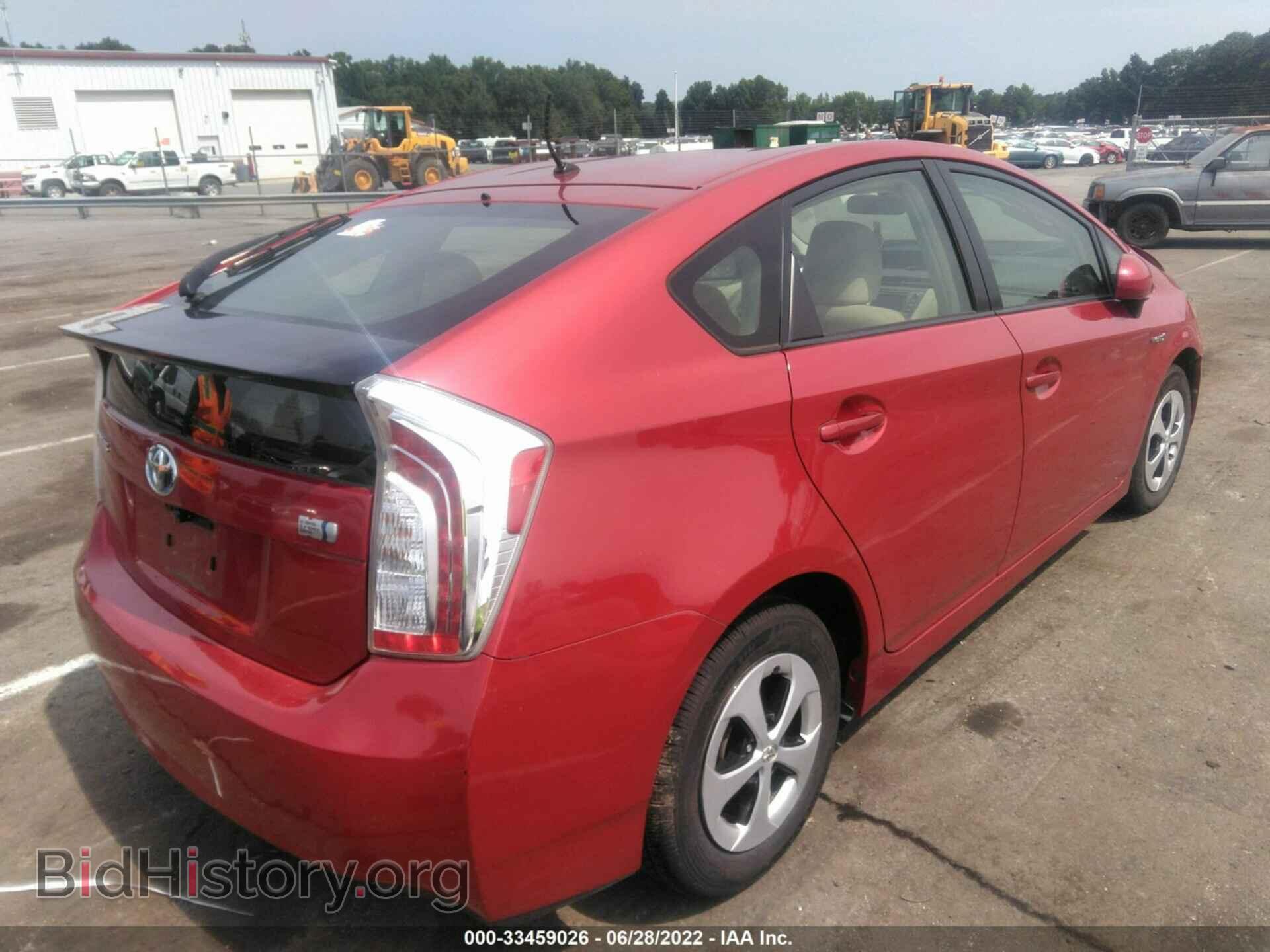 2014 TOYOTA PRIUS - VIN: JTDKN3DU6E0368330 - Фото 4