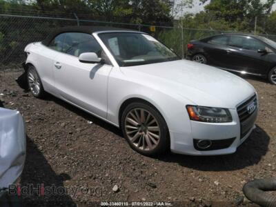 2012 Audi A5 2.0T Prestige, белый — VIN WAUVFAFH7CN004493, IAAI