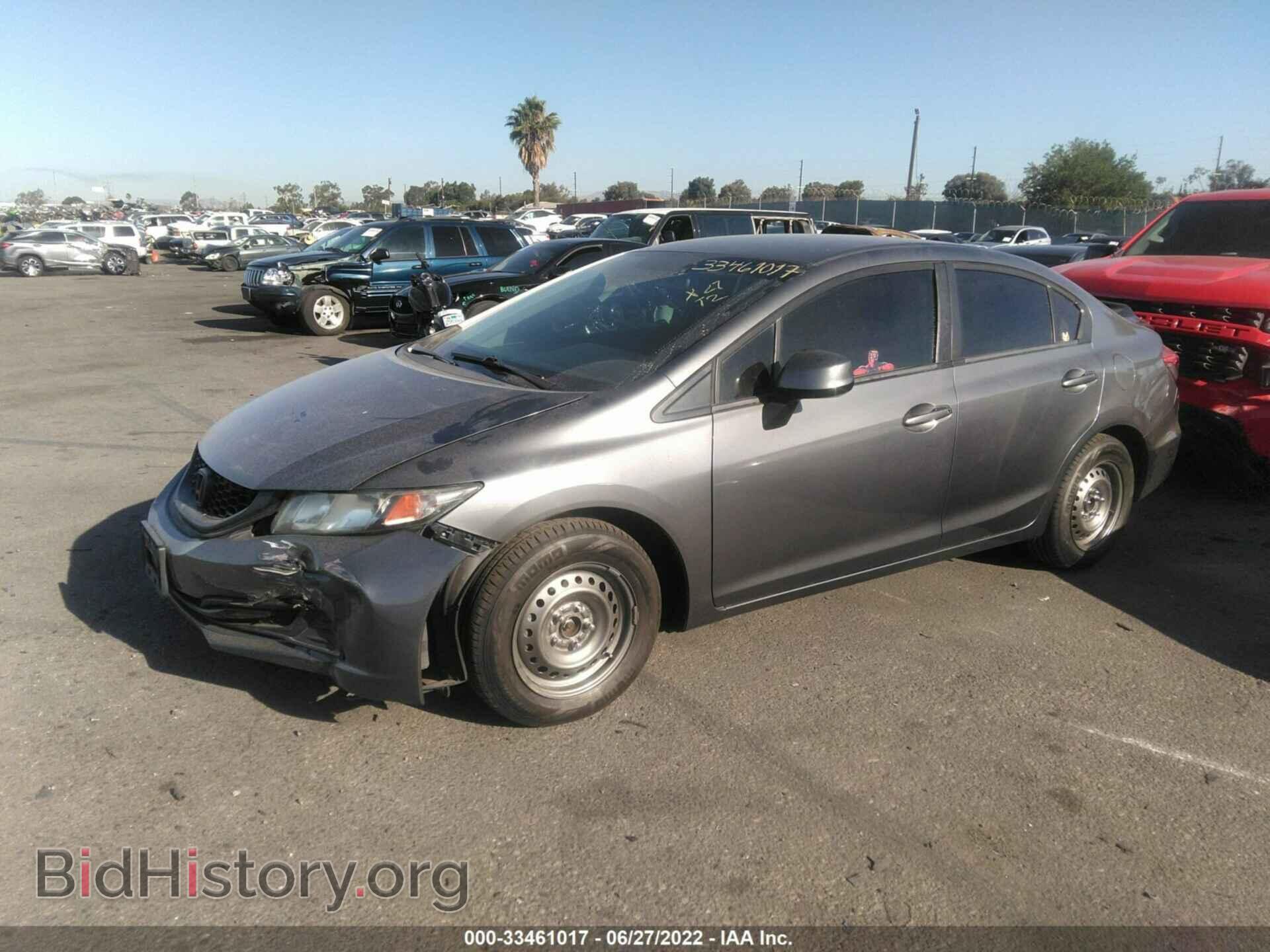 2013 HONDA CIVIC SDN - VIN: 19XFB2F52DE232017 - Фото 2