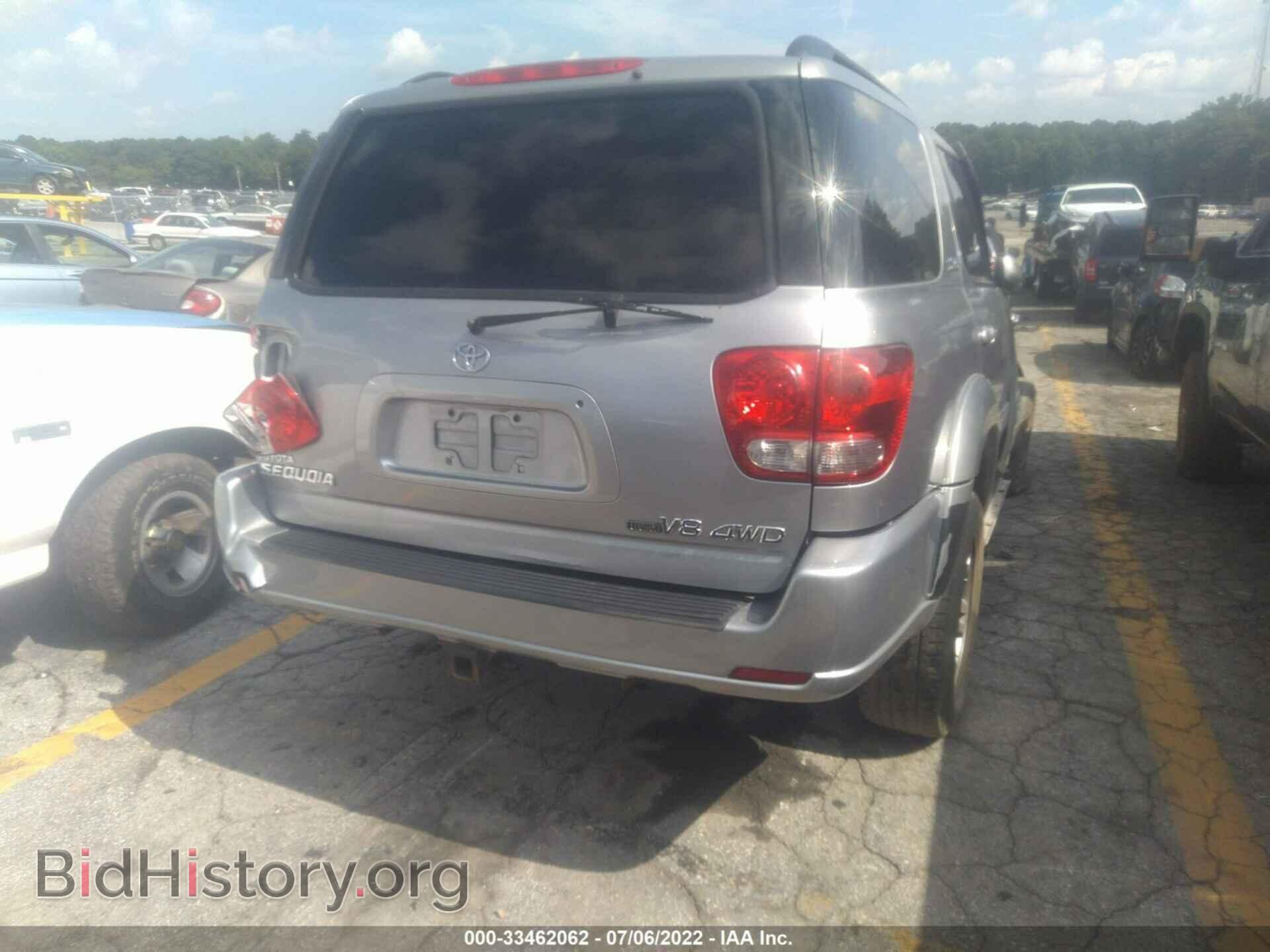 2007 TOYOTA SEQUOIA - VIN: 5TDBT44A67S281531 - Фото 4