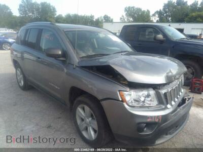 2011 Jeep COMPASS Latitude, серый — VIN 1J4NT1FB6BD290813, IAAI