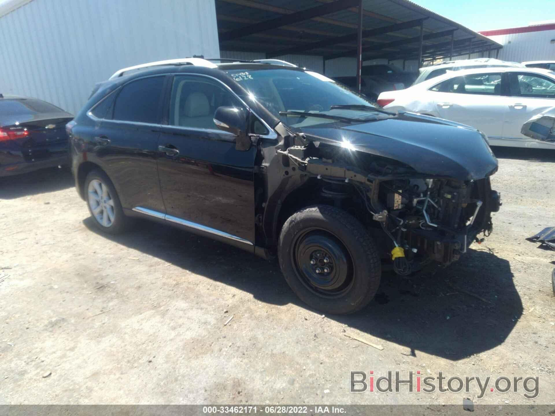 Photo 2T2BK1BA0CC138691 - LEXUS RX 350 2012